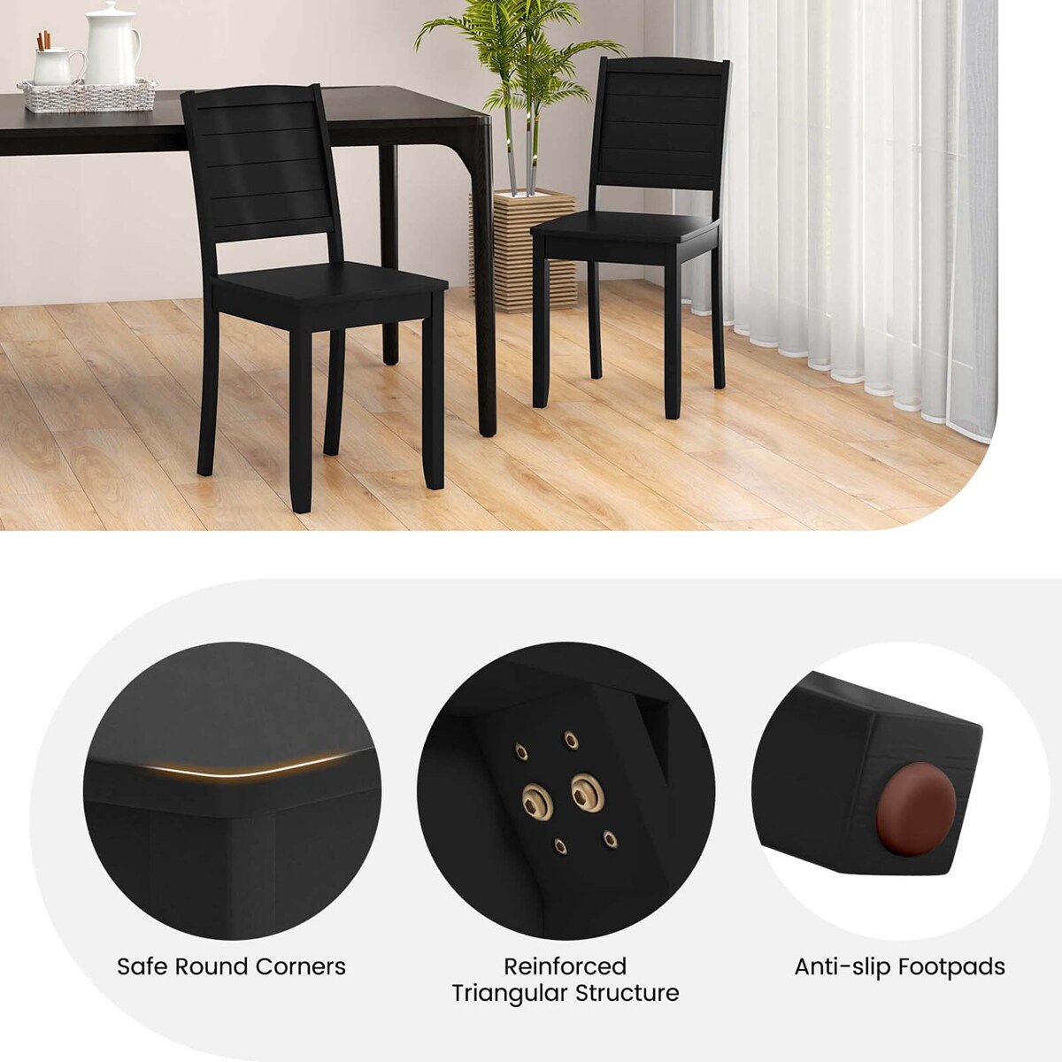 Costway HCST03359 Dining-Chairs - View #10
