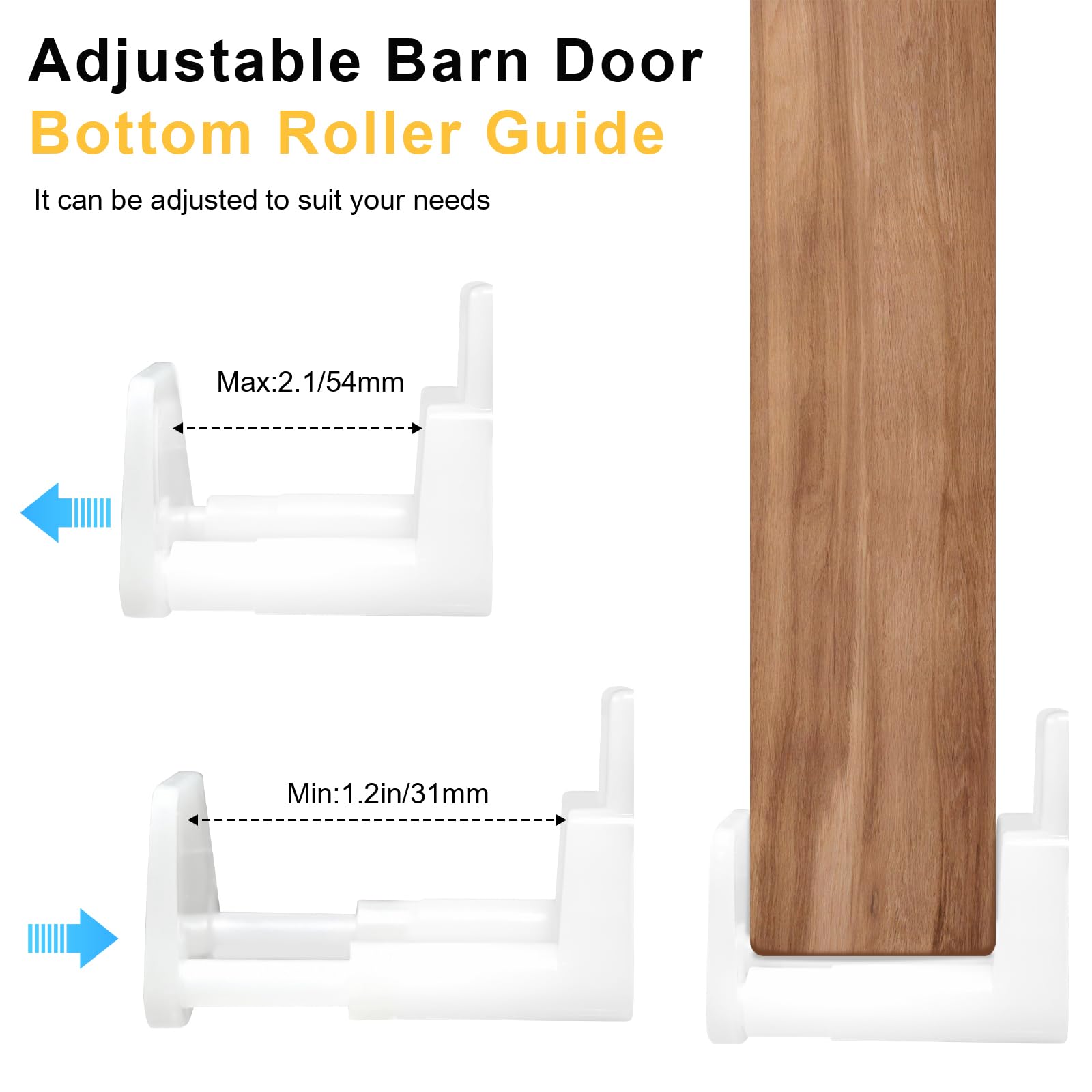 Adrinfly LAD0813D226 Barn-Door-Roller-Kits - View #4