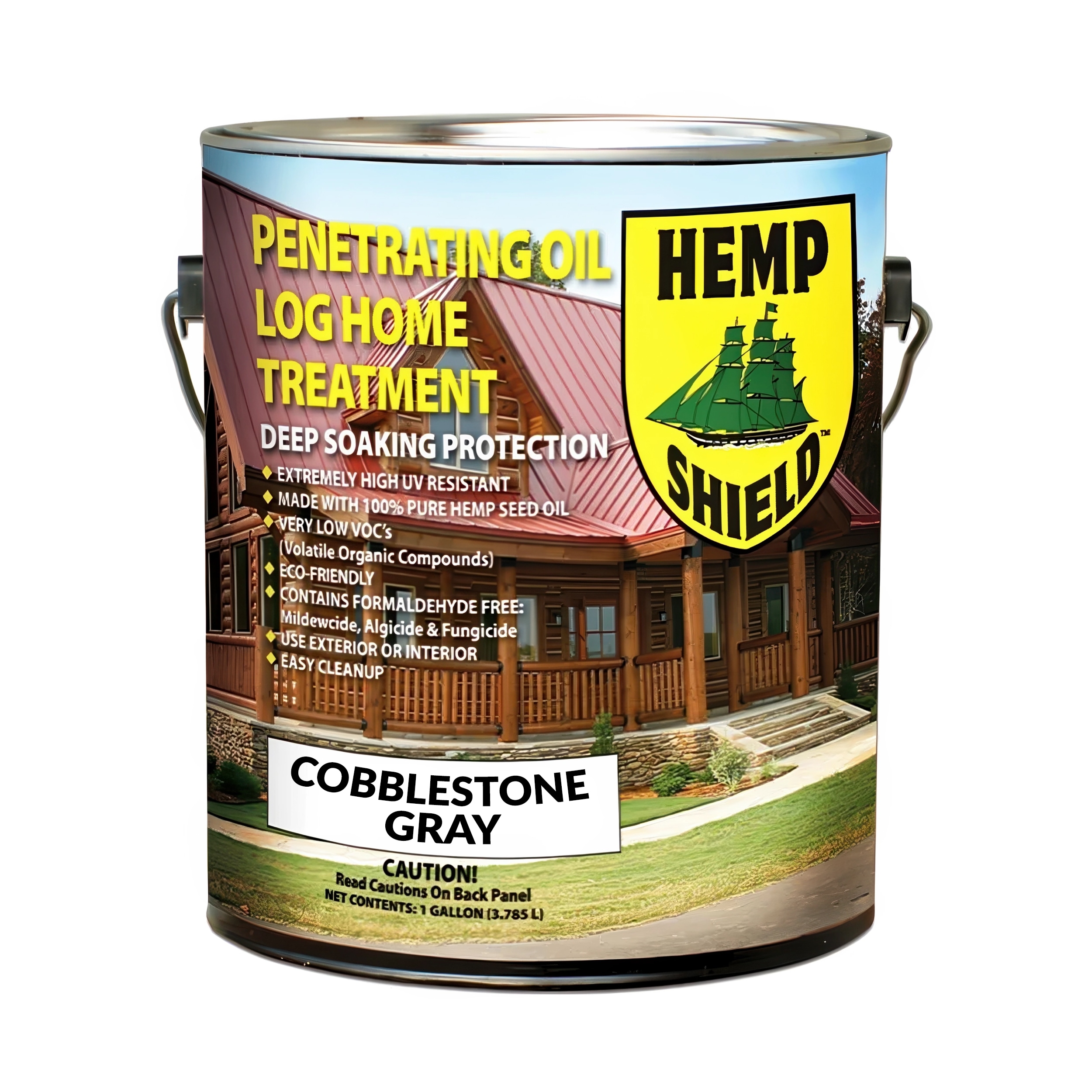 Hemp Shield Pre-Tinted Cobblestone Gray Semi-transparent Exterior Wood ...