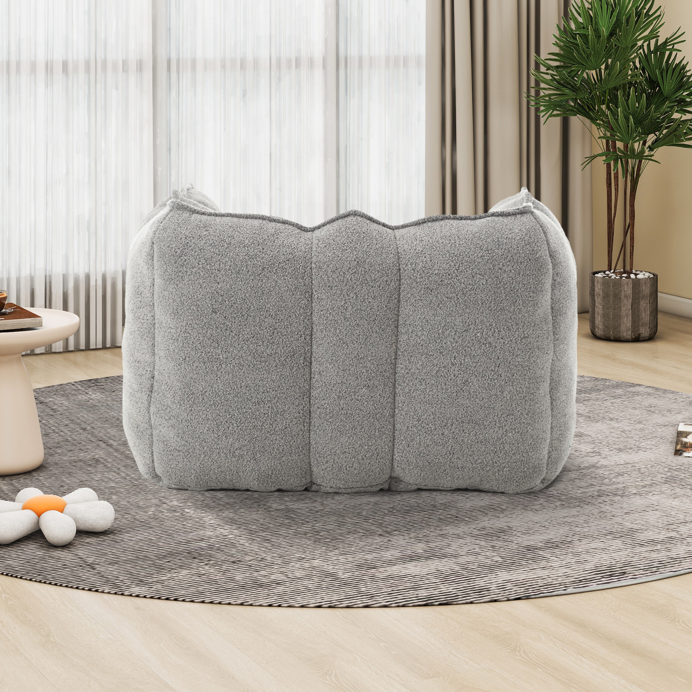 Hrinhom HC-W2002-GRAY Bean-Bag-Chairs - View #3