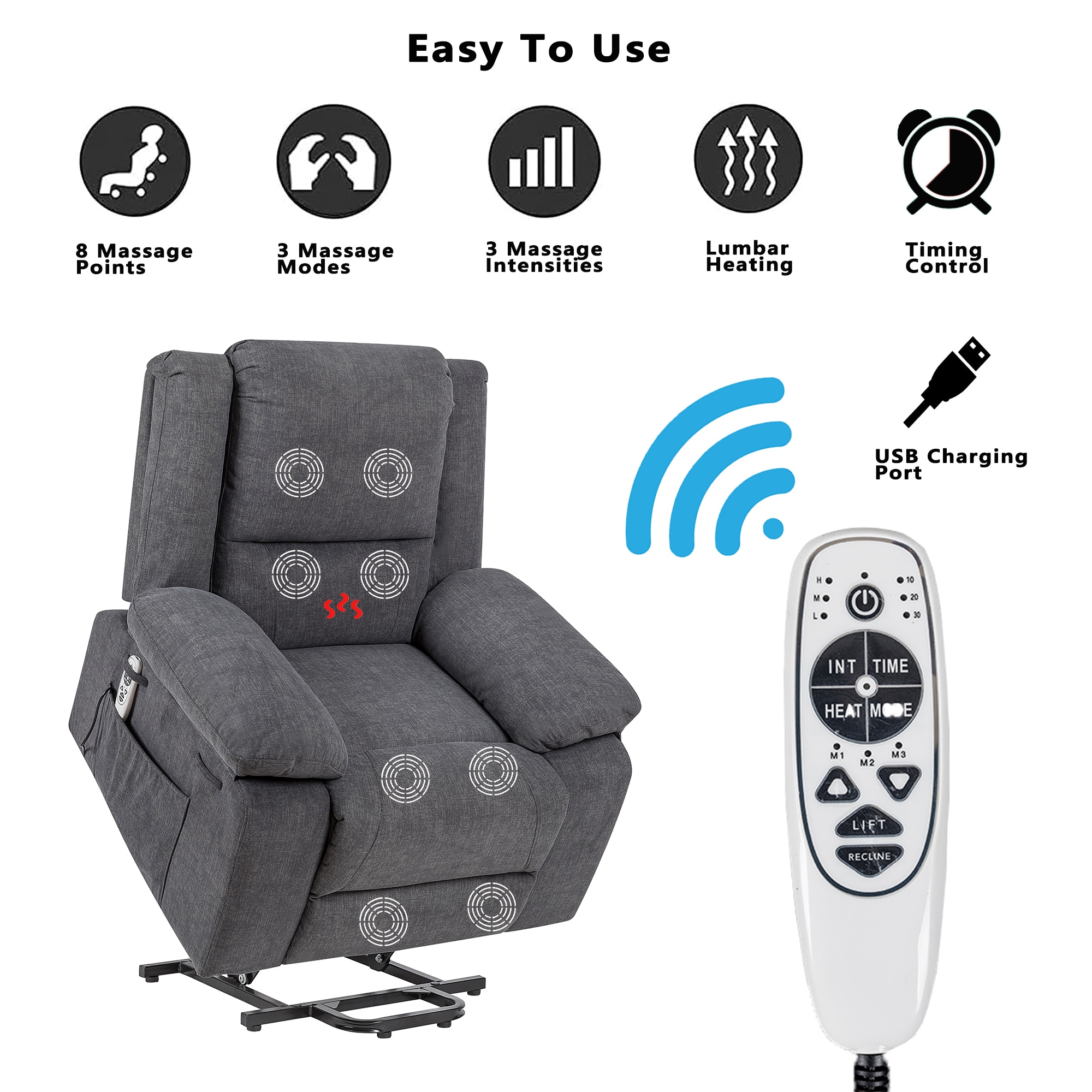 AAZJ NBC-CM64197CL recliners - View #6