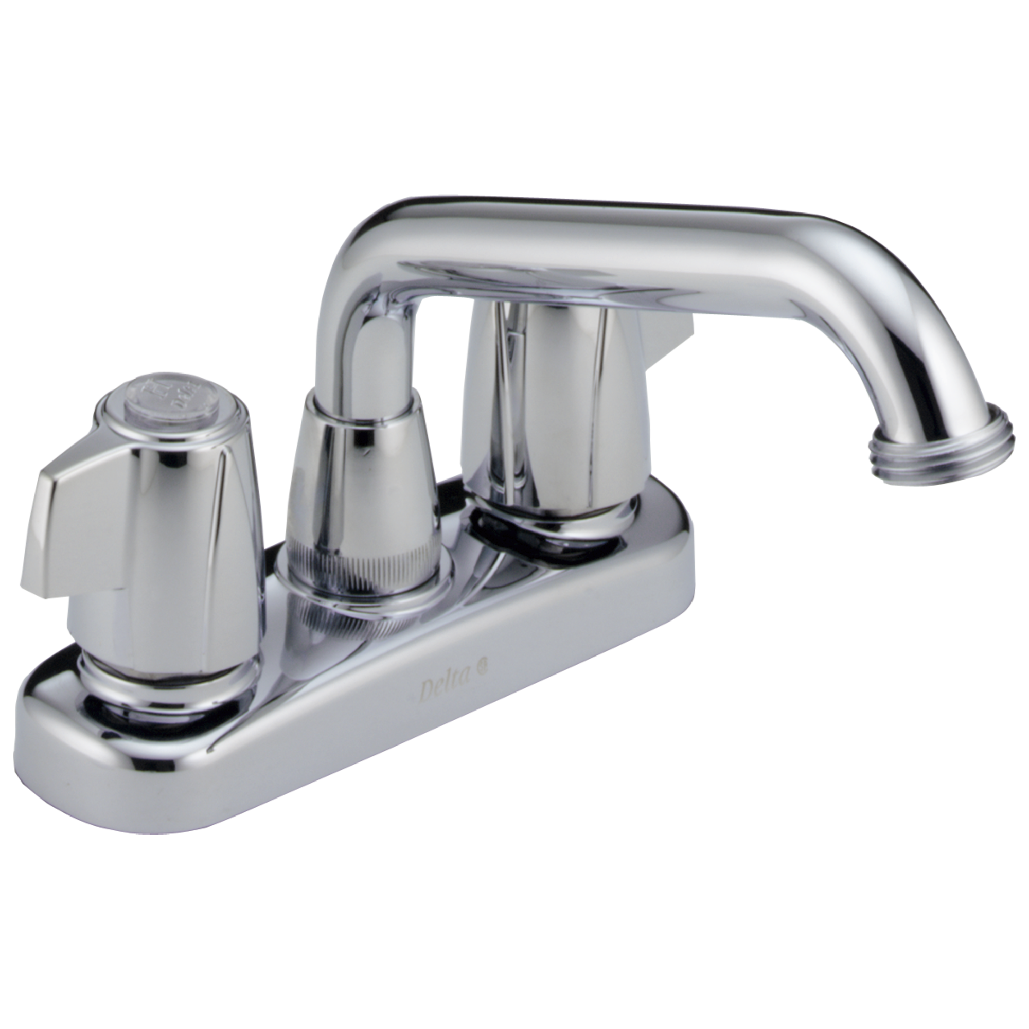 Delta 2121LF Classic Chrome 2-handle Deck-mount Utility Faucet