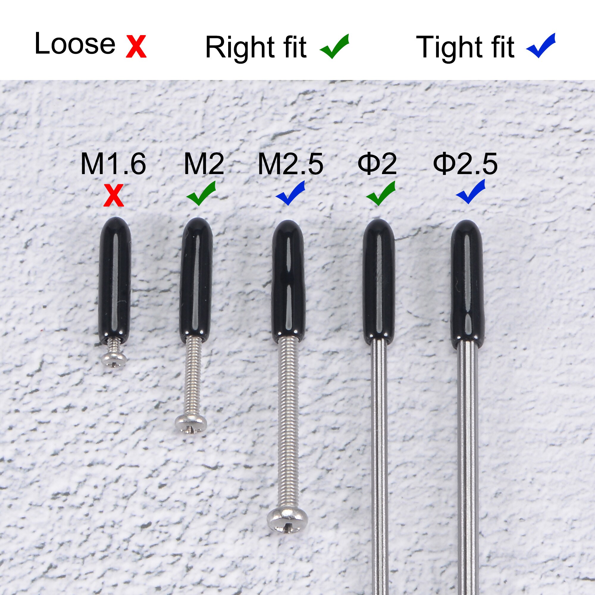 Unique Bargains S26042800UX2725 End-Caps-Screw-Protectors - View #6