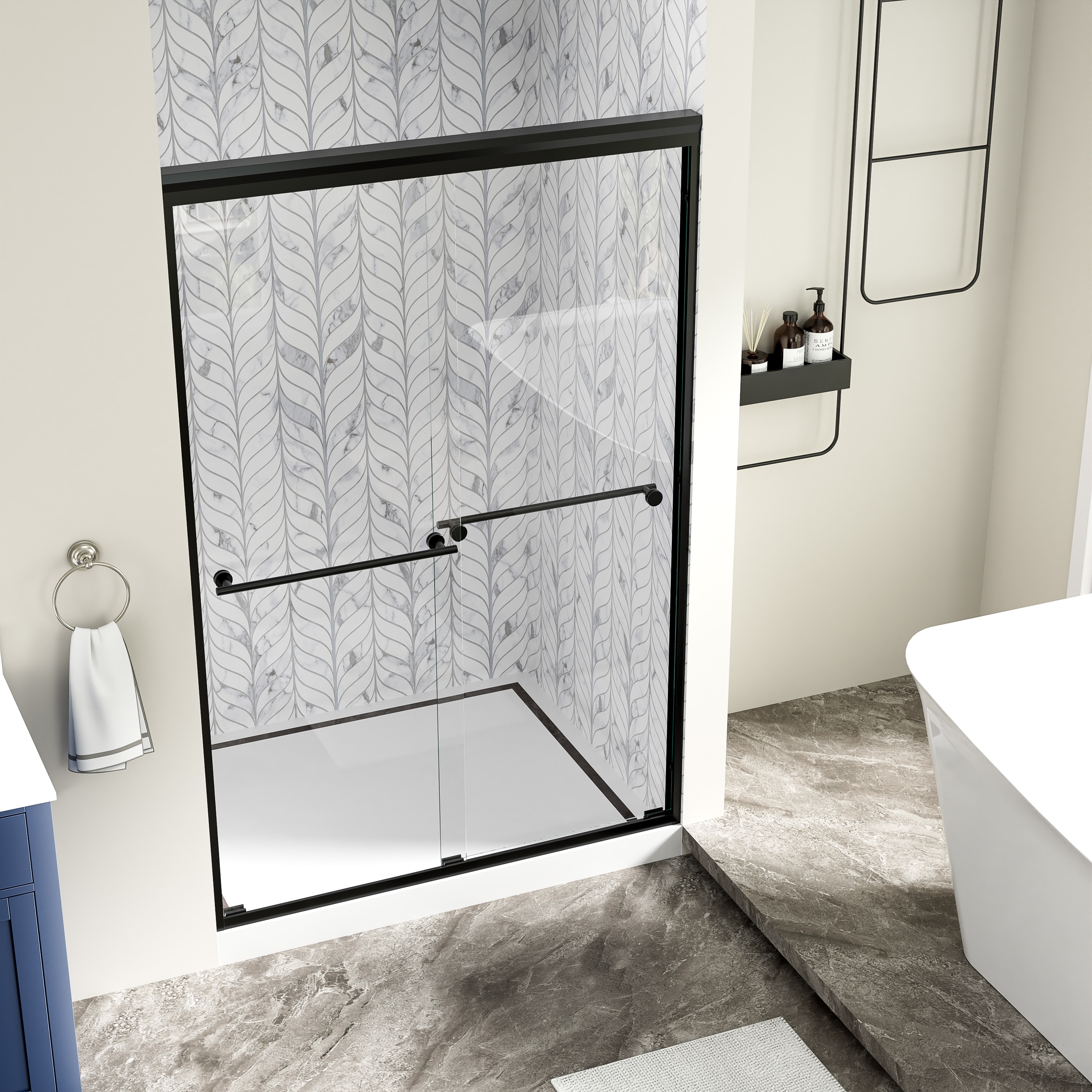 WELLFOR DTG-BAS137BG Shower-Doors - View #11