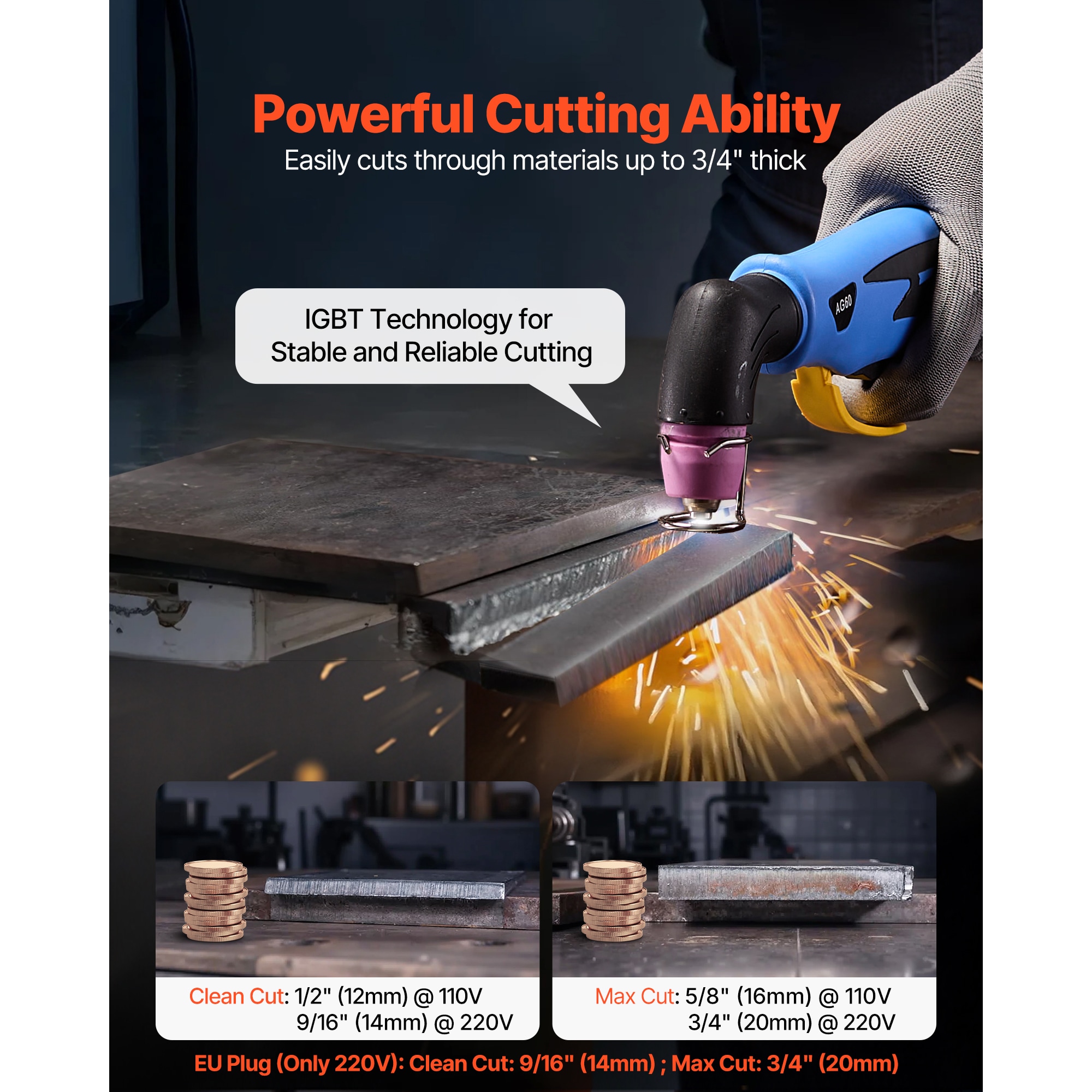 VEVOR SCDLZQGJFJCS09864V1 Plasma-Cutters - Thumbnail View #2