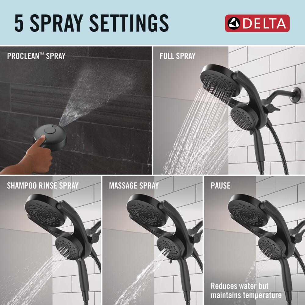Delta 75419BL Fixed-Showerhead - View #5