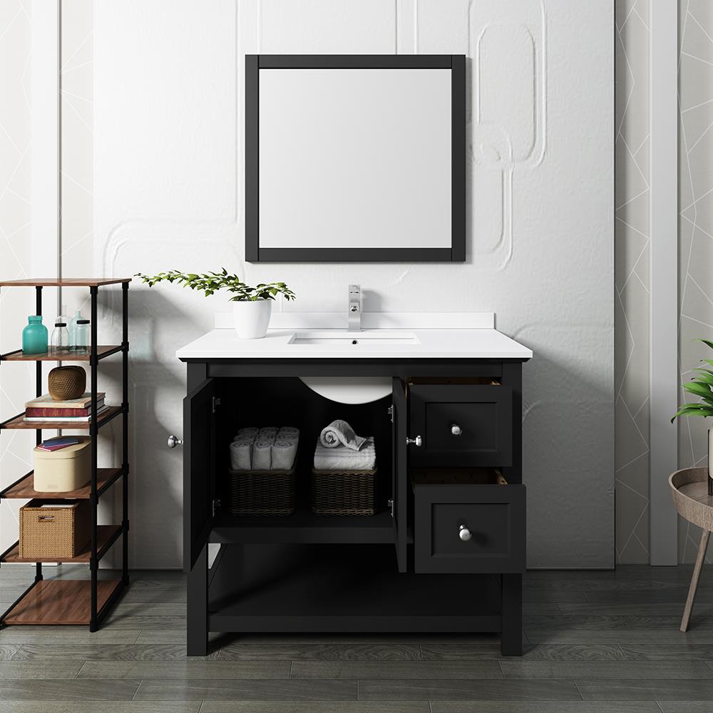 Fresca FVN2340BL Bath-Vanity-Combo - View #3
