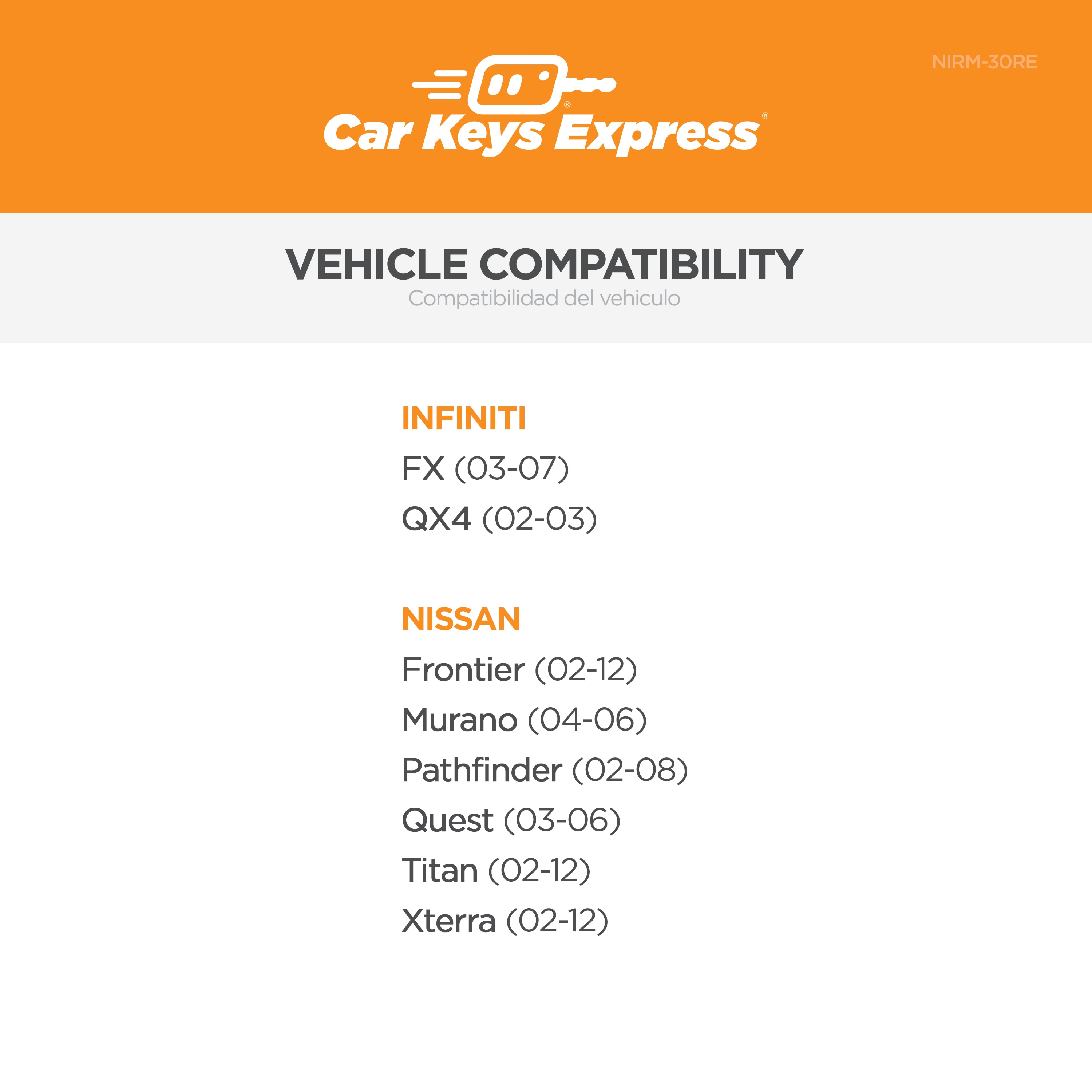 Car Keys Express NIS055-PK Key-Accessories - View #3