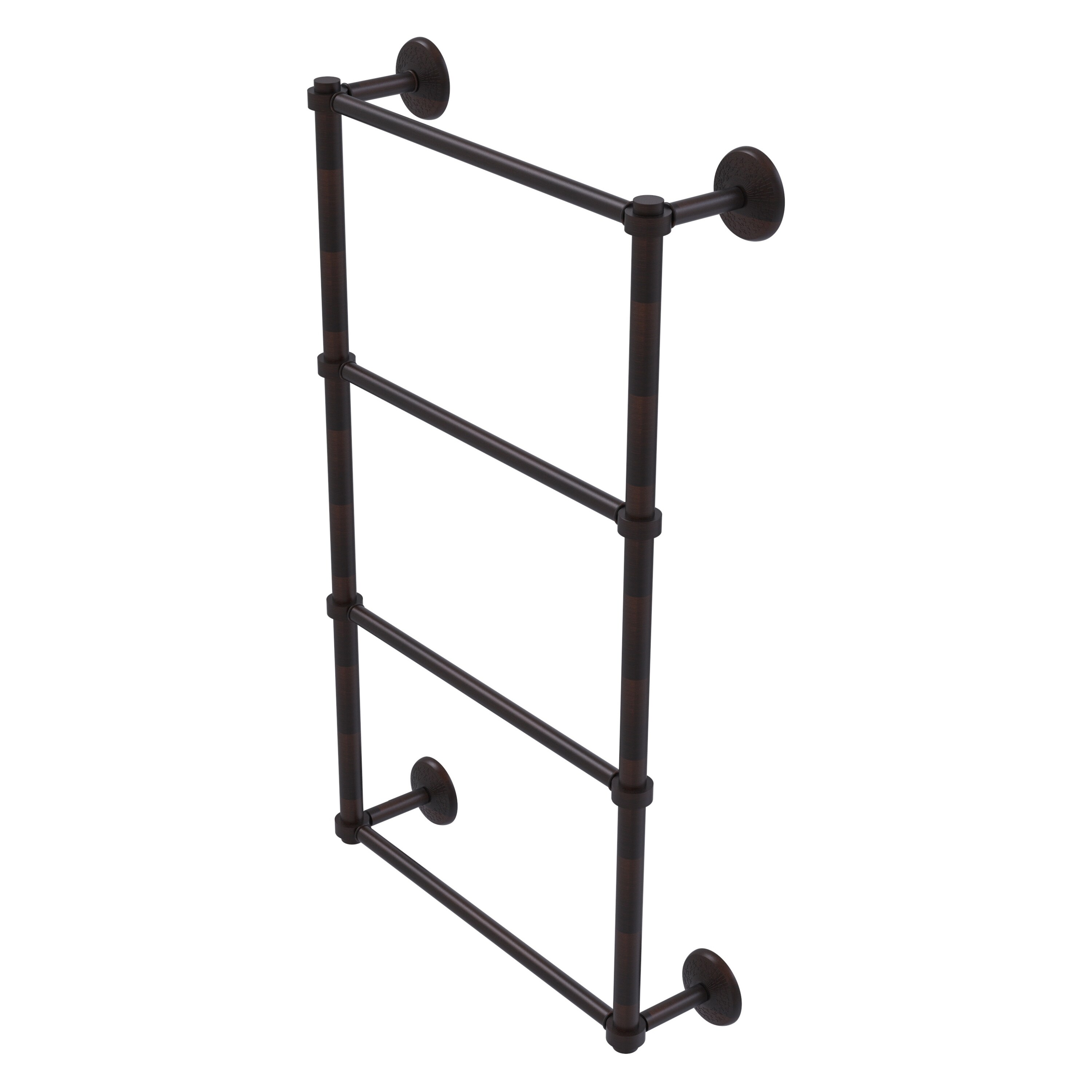 Allied Brass MC-28-24-VB Monte Carlo 24-in double Venetian Bronze Wall mount 4-tier Towel Bar
