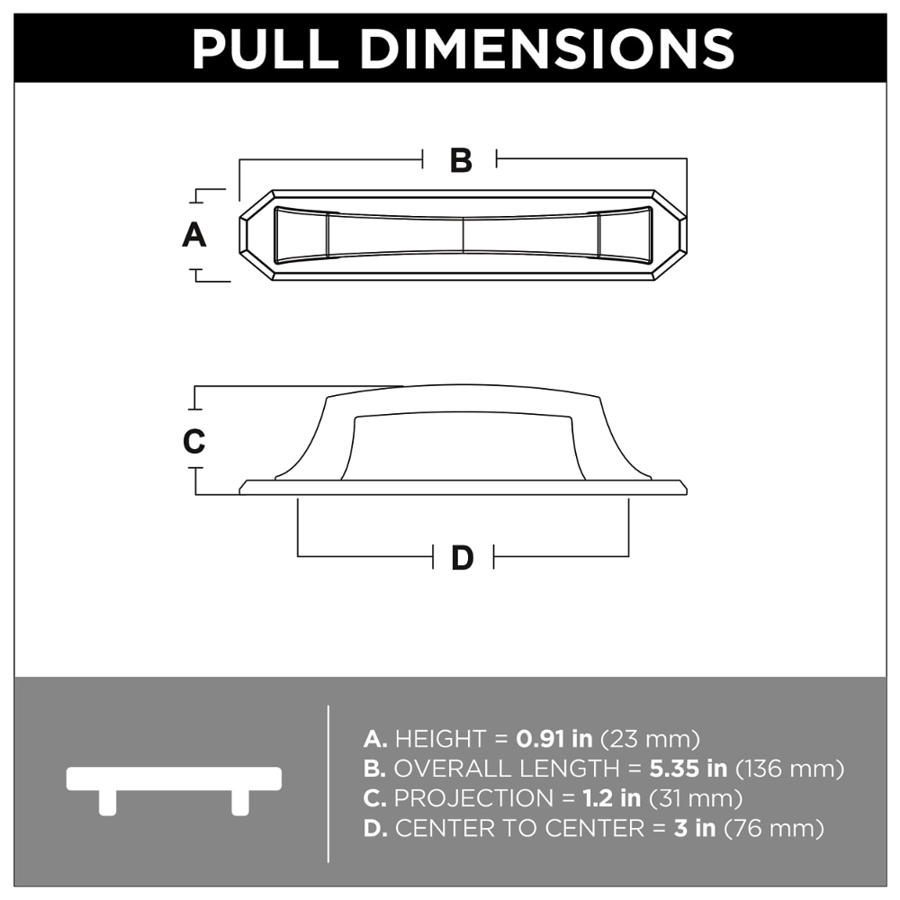 Brainerd P39931W-VBC-CP Cabinet-Pulls - View #6