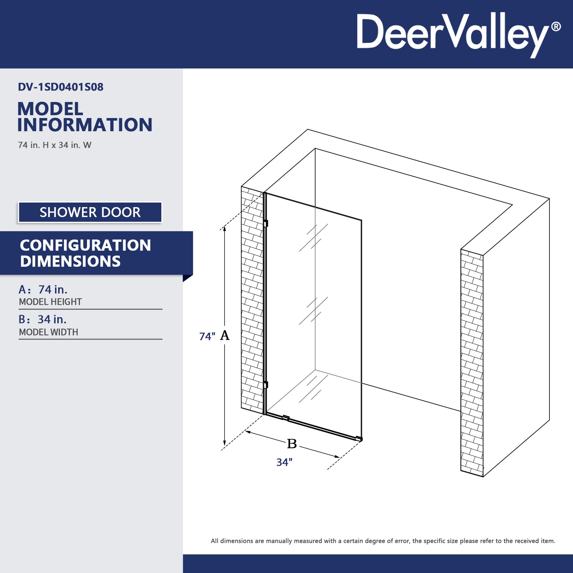 DeerValley DV-1SD0401S08 Shower-Doors - View #4
