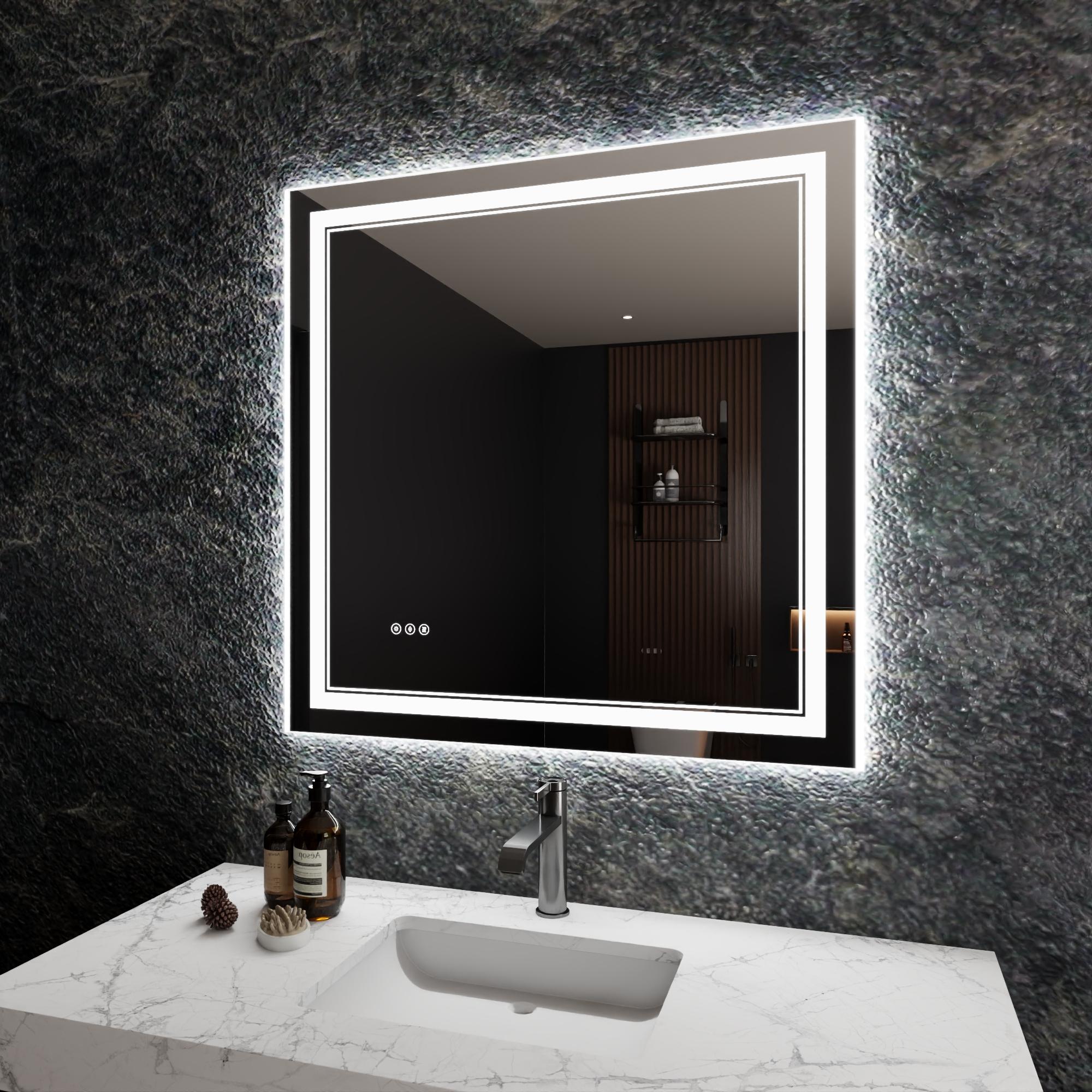 Bayfeve BFXB-10S3636-MIR Framed-Bath-Mirrors - View #3