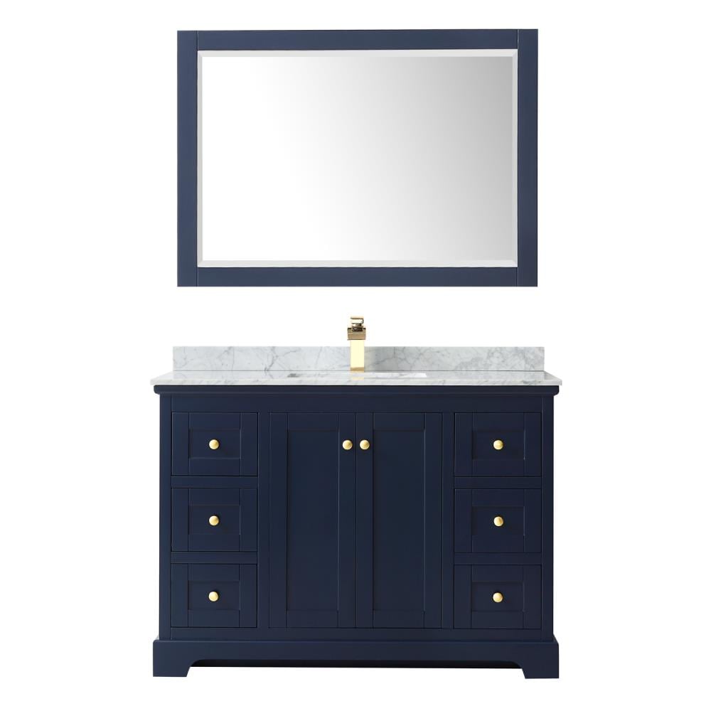 Wyndham Collection WCV232348SBLCMUNSM46 Bath-Vanity-Combo - View #3