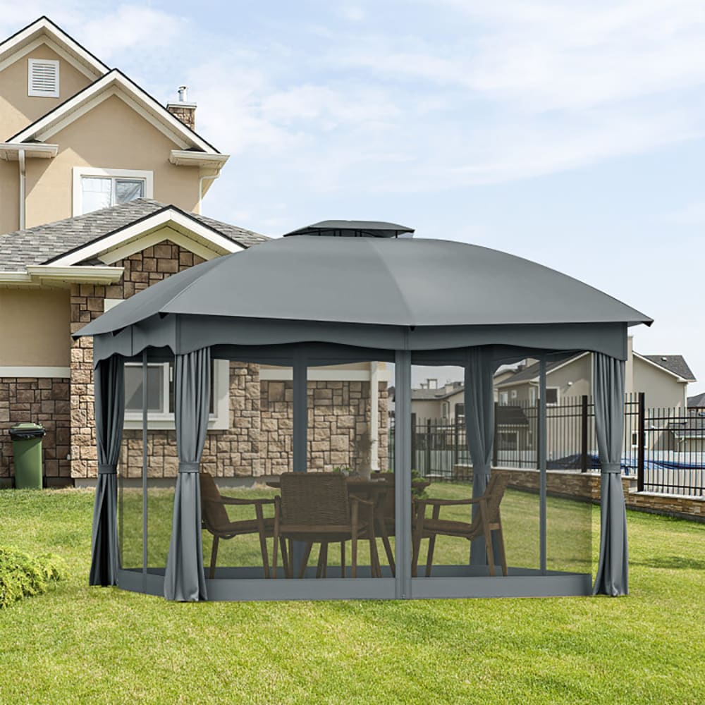 CASAINC CA016K-A Wood-Resin-Gazebos - View #2