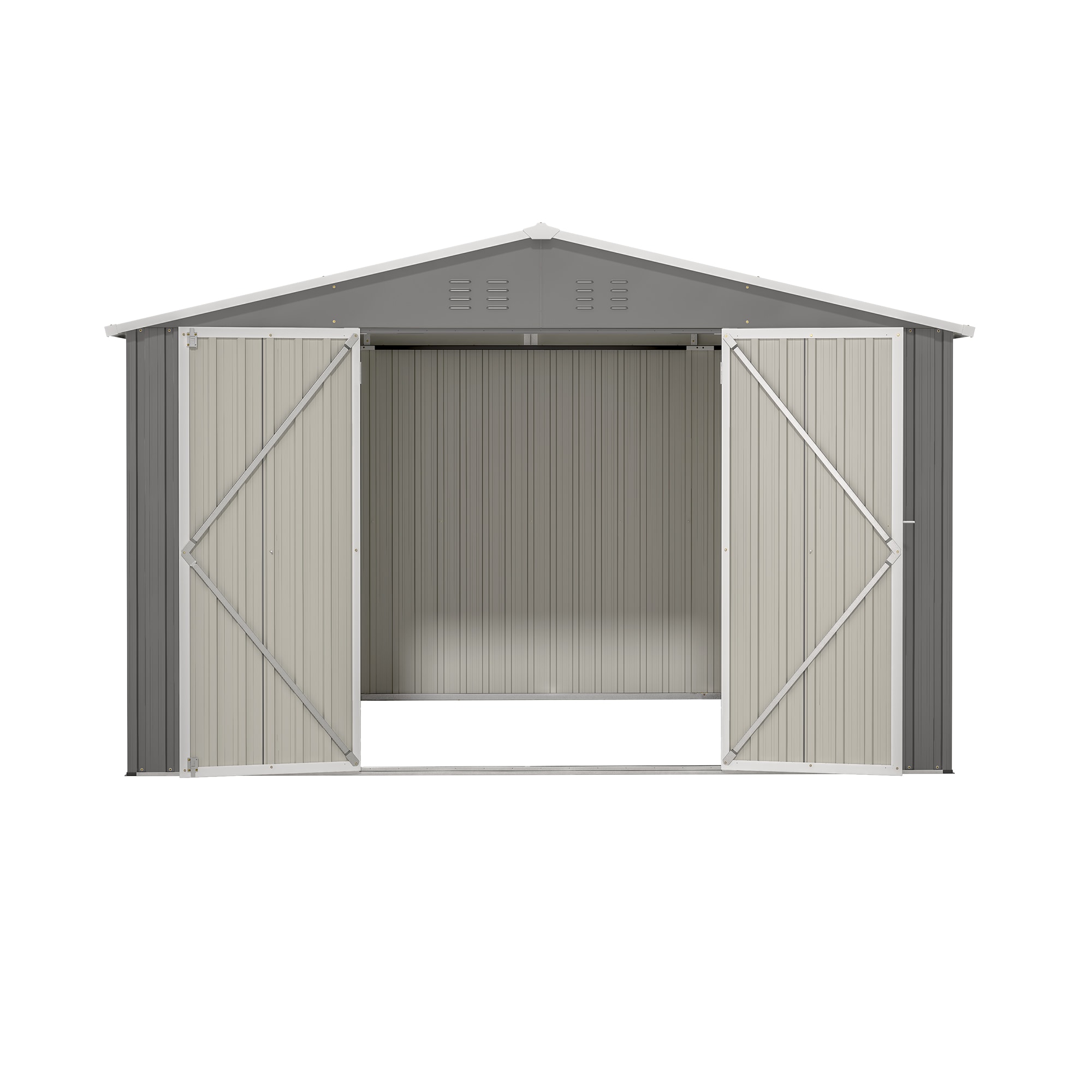 WELLFOR TWSG015-BN Metal-Storage-Buildings-Sheds - View #13