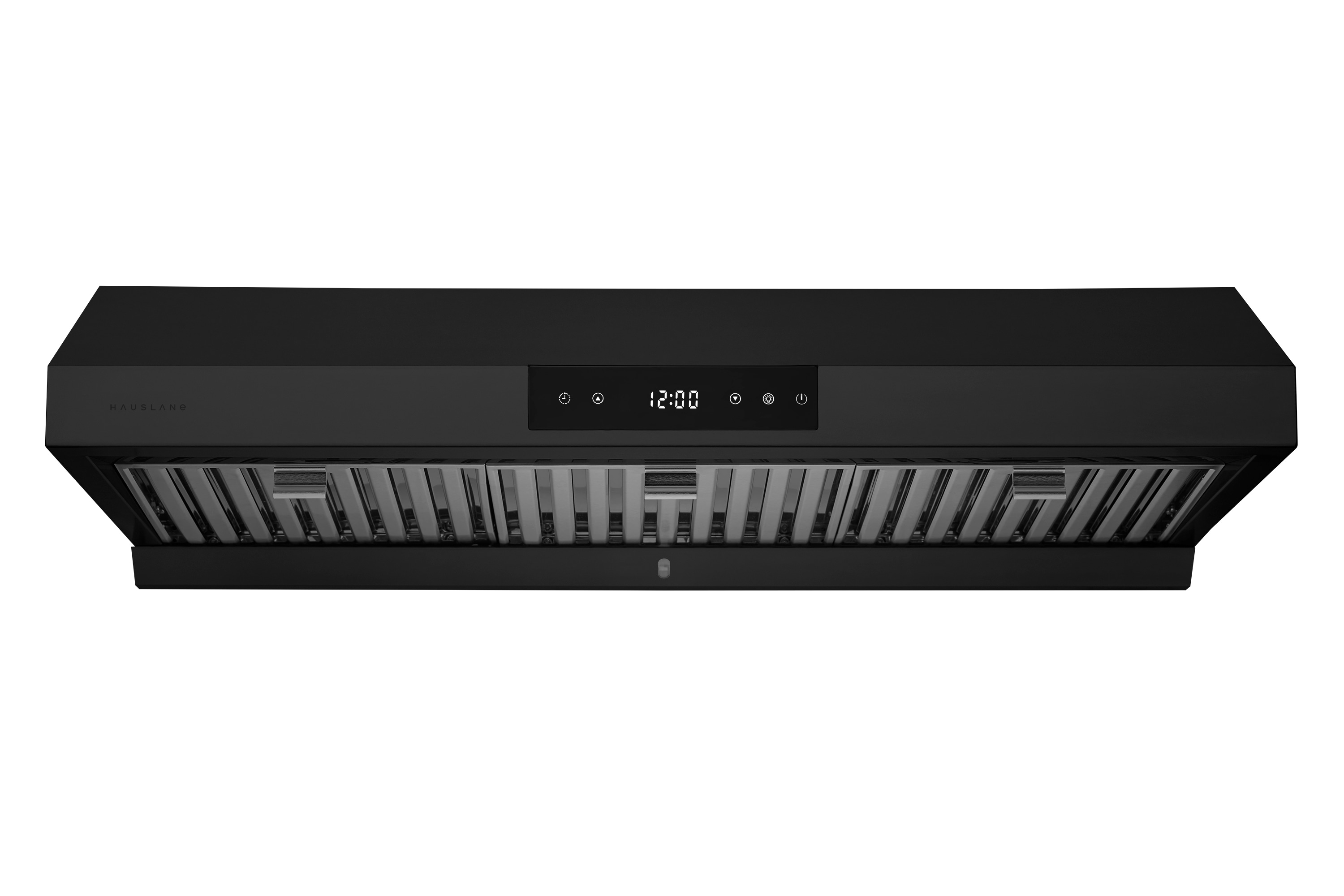 Hauslane UC-PS18BLK-36 36 inch Ducted 500-CFM Matte Black Under Cabinet Range Hood
