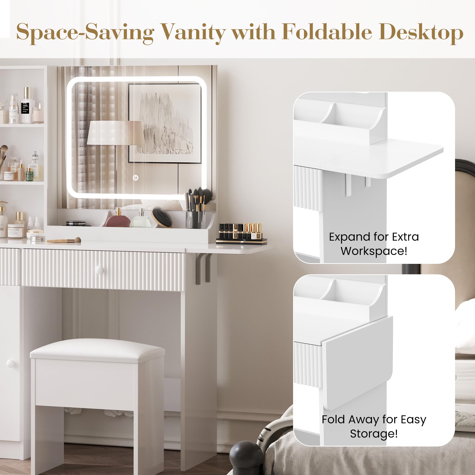 GarveeLife LSLX0401SZT001 Bedroom-Vanities - View #4