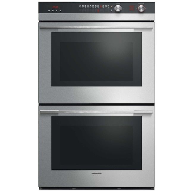 Fisher Paykel 30 In Self Cleaning Single Fan European Element Double Electric Wall Oven Stainless Steel The Ovens Department At Com - 30 Inch Electric Single Wall Oven Reviews