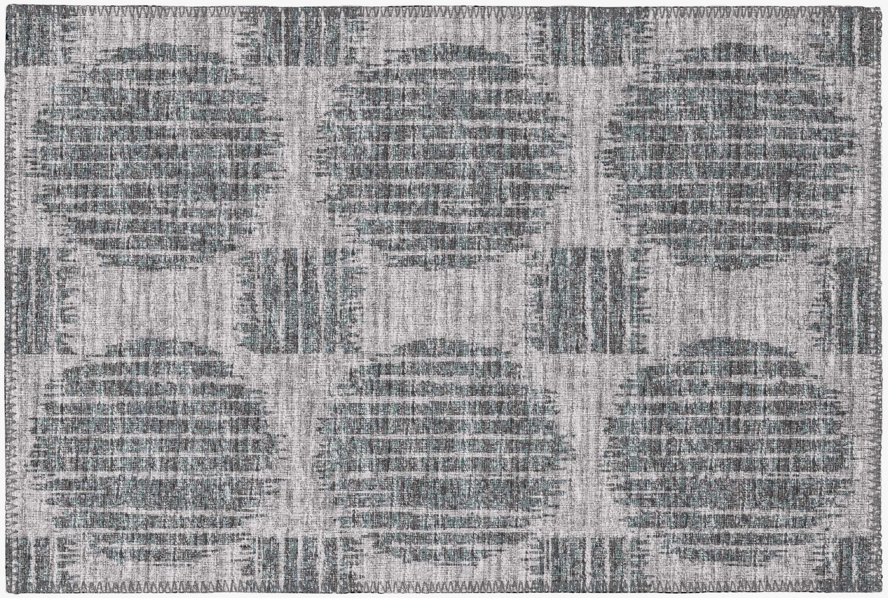 Addison Rugs AYU43SH20X30 Yuma 2 x 3 (ft) Chenille Shadow Rectangular Indoor/Outdoor Geometric Mid-Century Modern Machine washable Throw rug