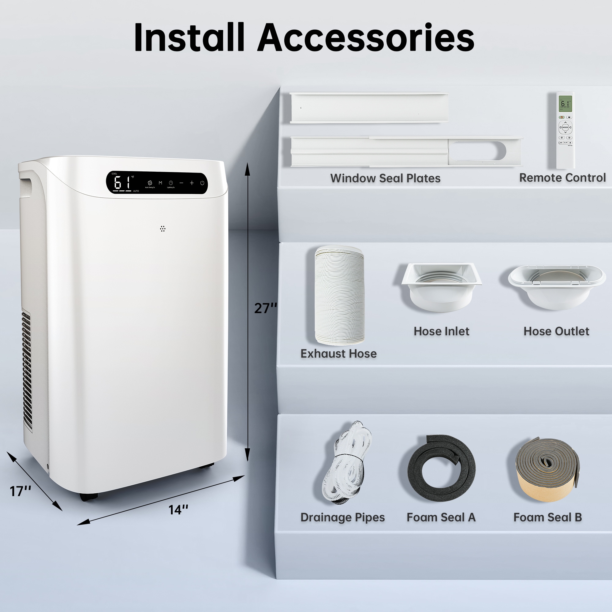 Humhold DAC-10CPD-B1 Portable-Air-Conditioners - View #7