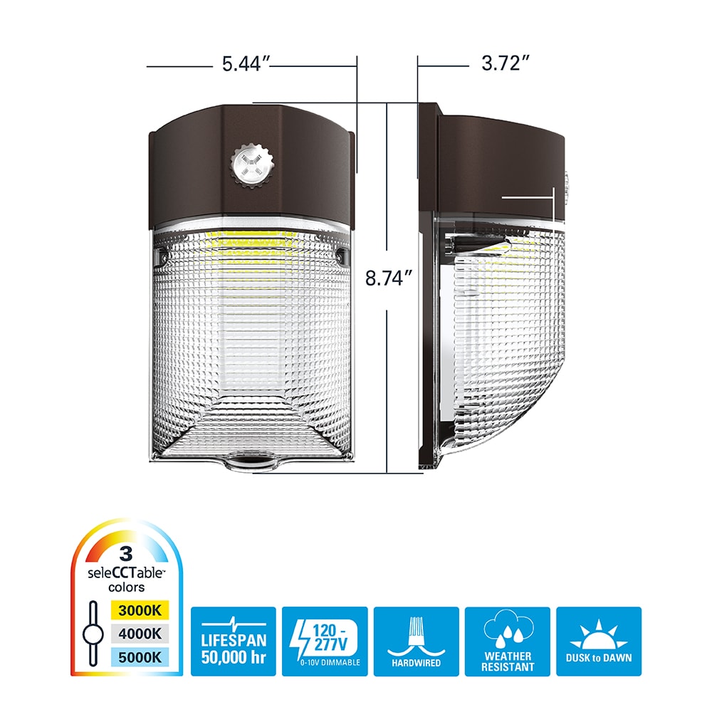 HALO MWP40FSUNVDBZ Wall-Pack-Lights - View #3