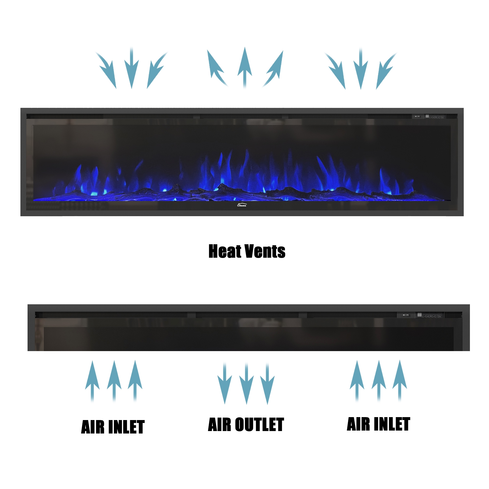 Mondawe OR-ES-897AAA-US Electric-Fireplaces - View #4