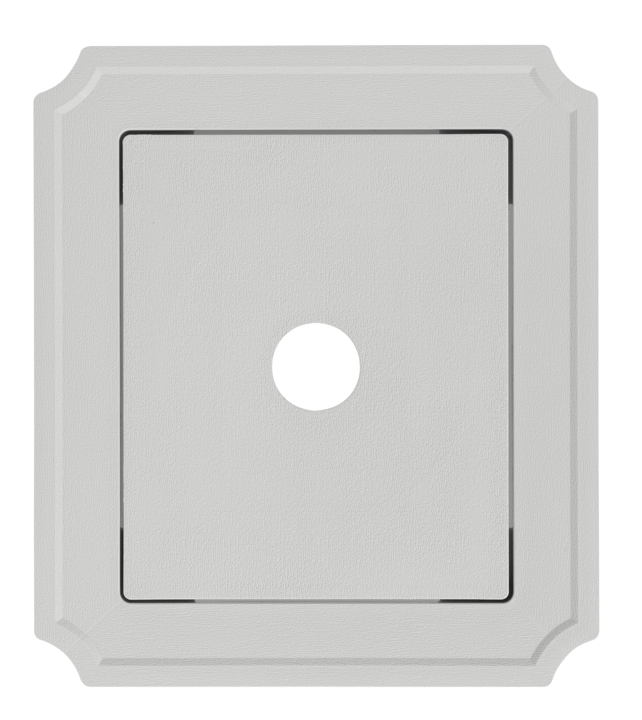 Ply Gem 210701 8.54-in x 7.52-in Gray Vinyl Universal Mounting Block