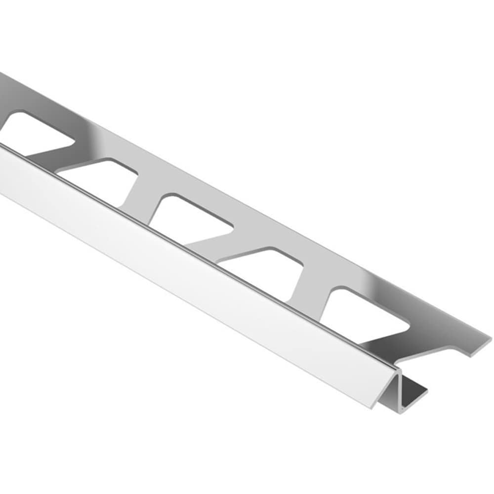 Schluter Systems ETK125 Reno-TK 0.5-in W x 98.5-in L Stainless Steel Steel Reducer Tile Edge Trim