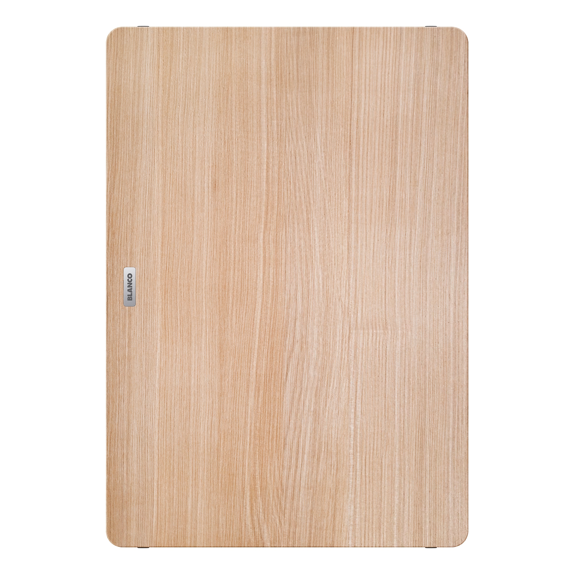 John Boos Medium Maple Wood Reversible Butcher Block Cutting Board, 18 x 12  x 1.25 Inches Thick, Edge Grain, and Integrated Hand Grip, Brown