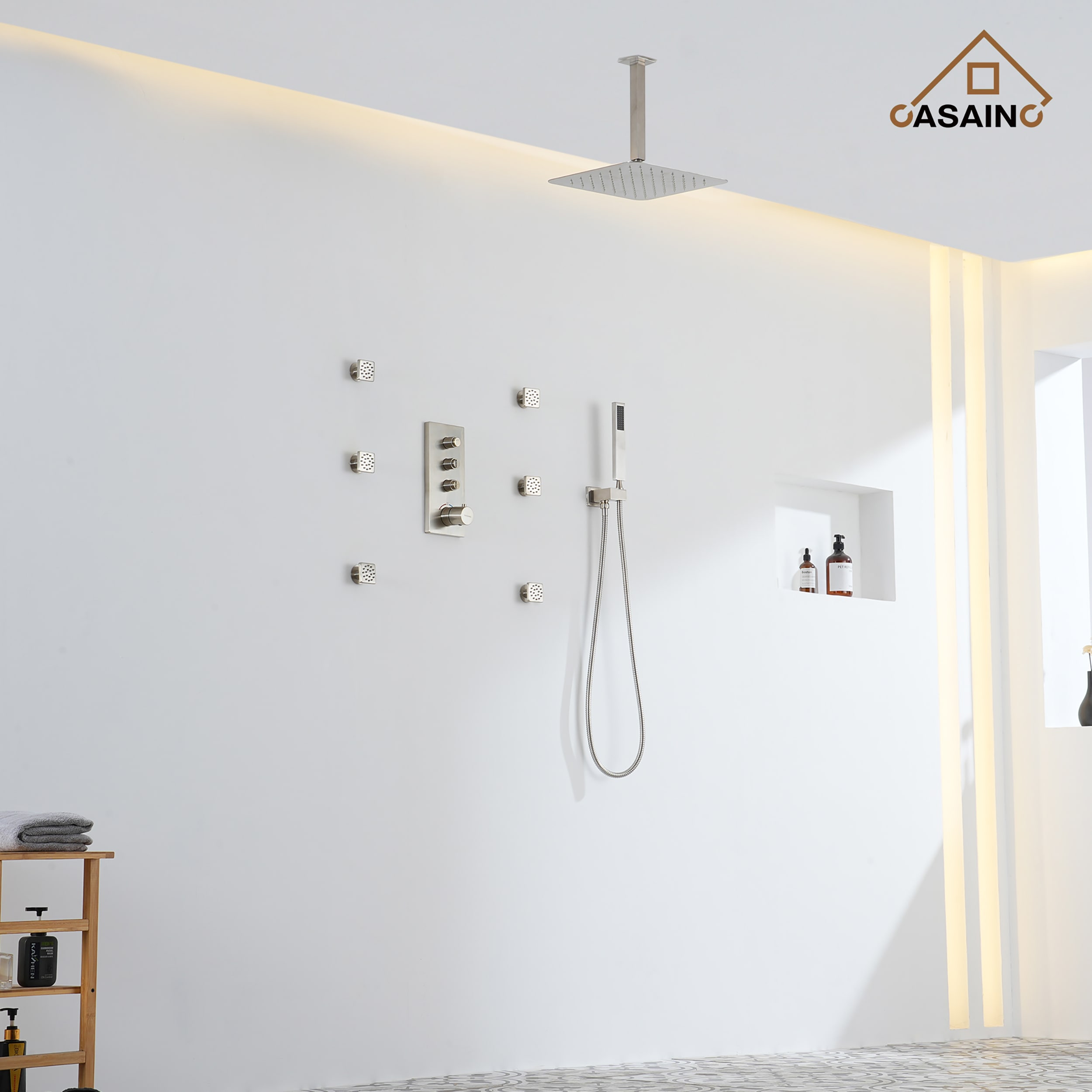CASAINC CA-102009BV-4 Showerhead-Bar-Panels - View #2