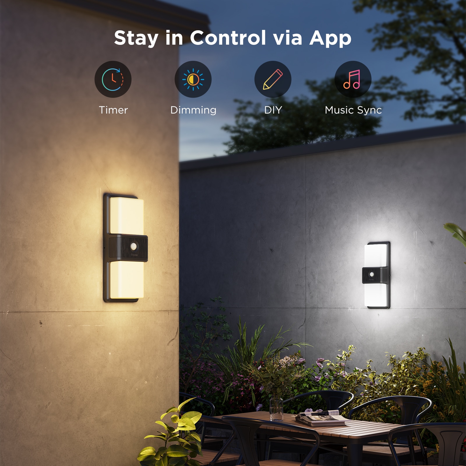 Govee H7078AD1 Outdoor-Wall-Lighting - View #5