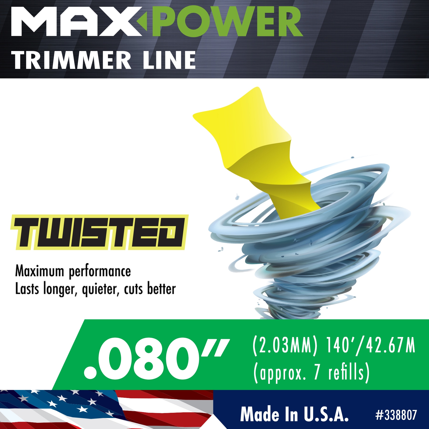 MaxPower 338807 Trimmer-Line - View #2