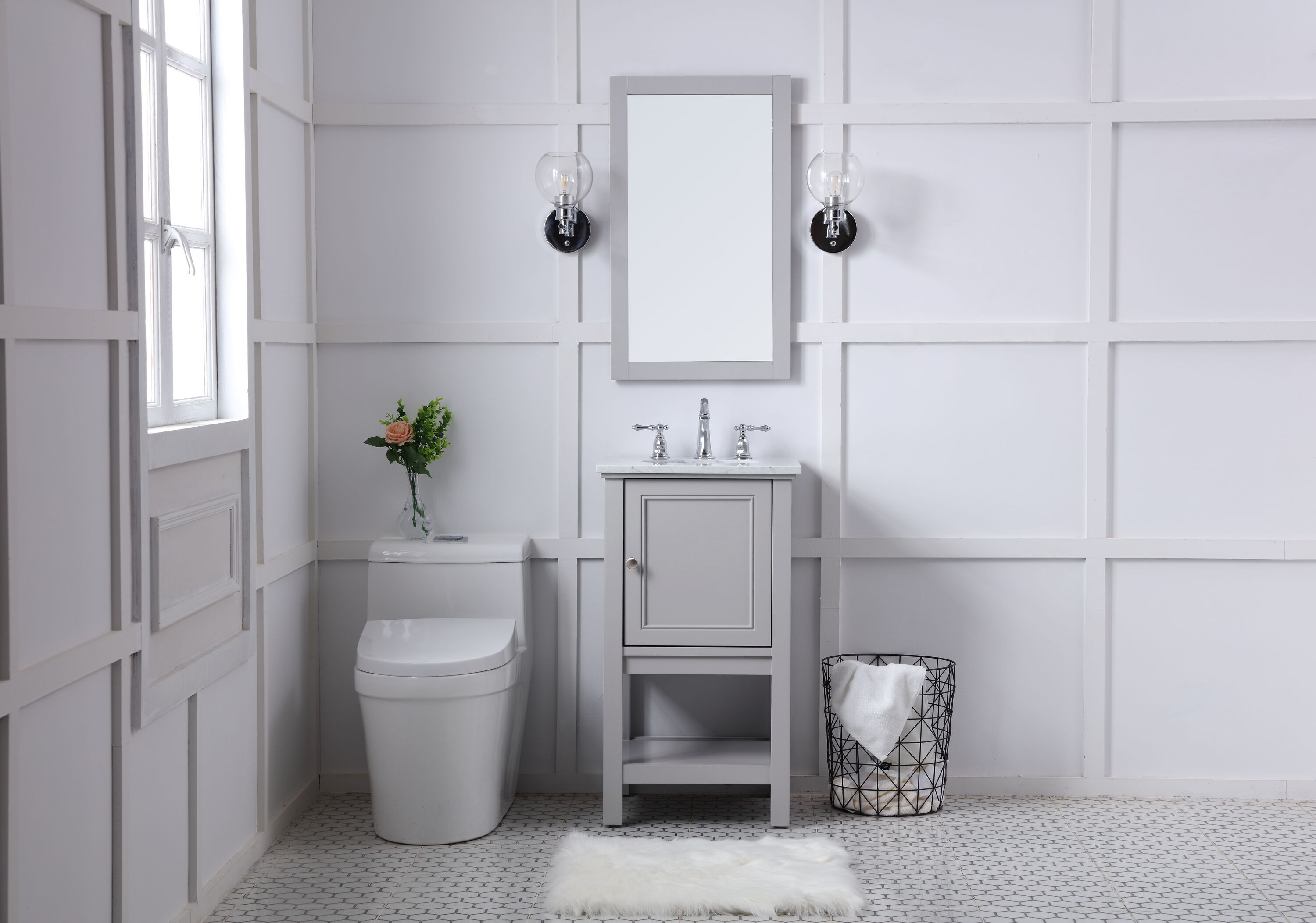 Elegant Decor HF81057GR Bath-Vanity-Combo - View #7