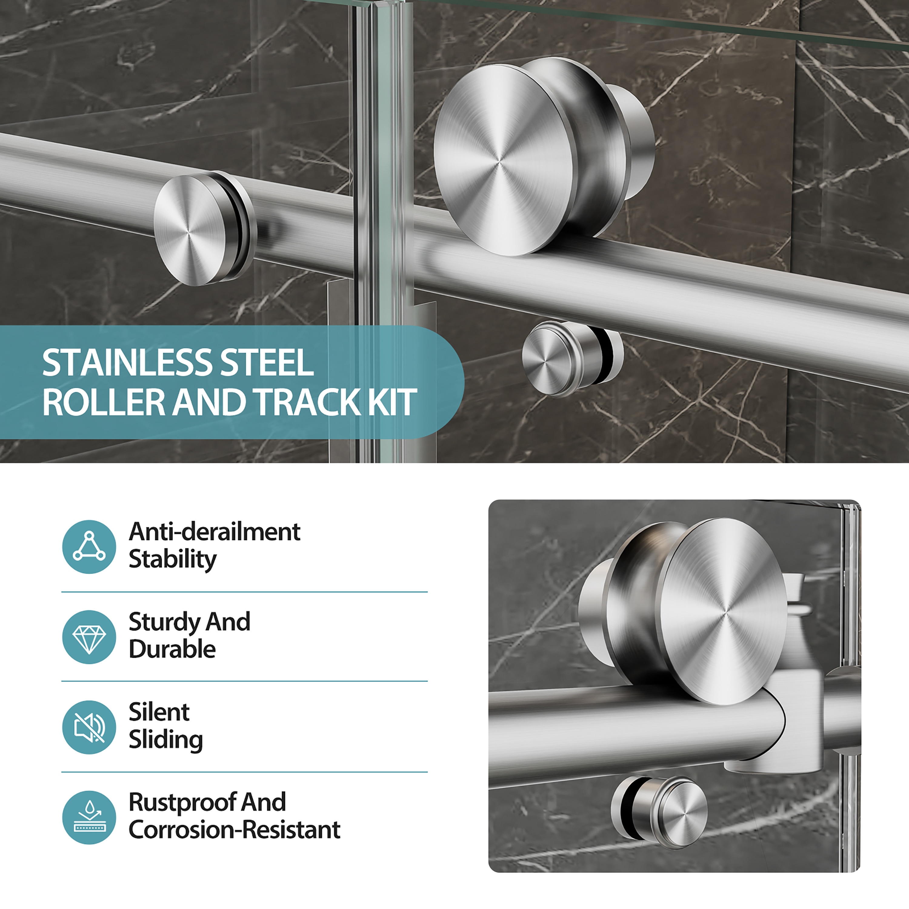 CASAINC CA-BF00004 Shower-Doors - View #5