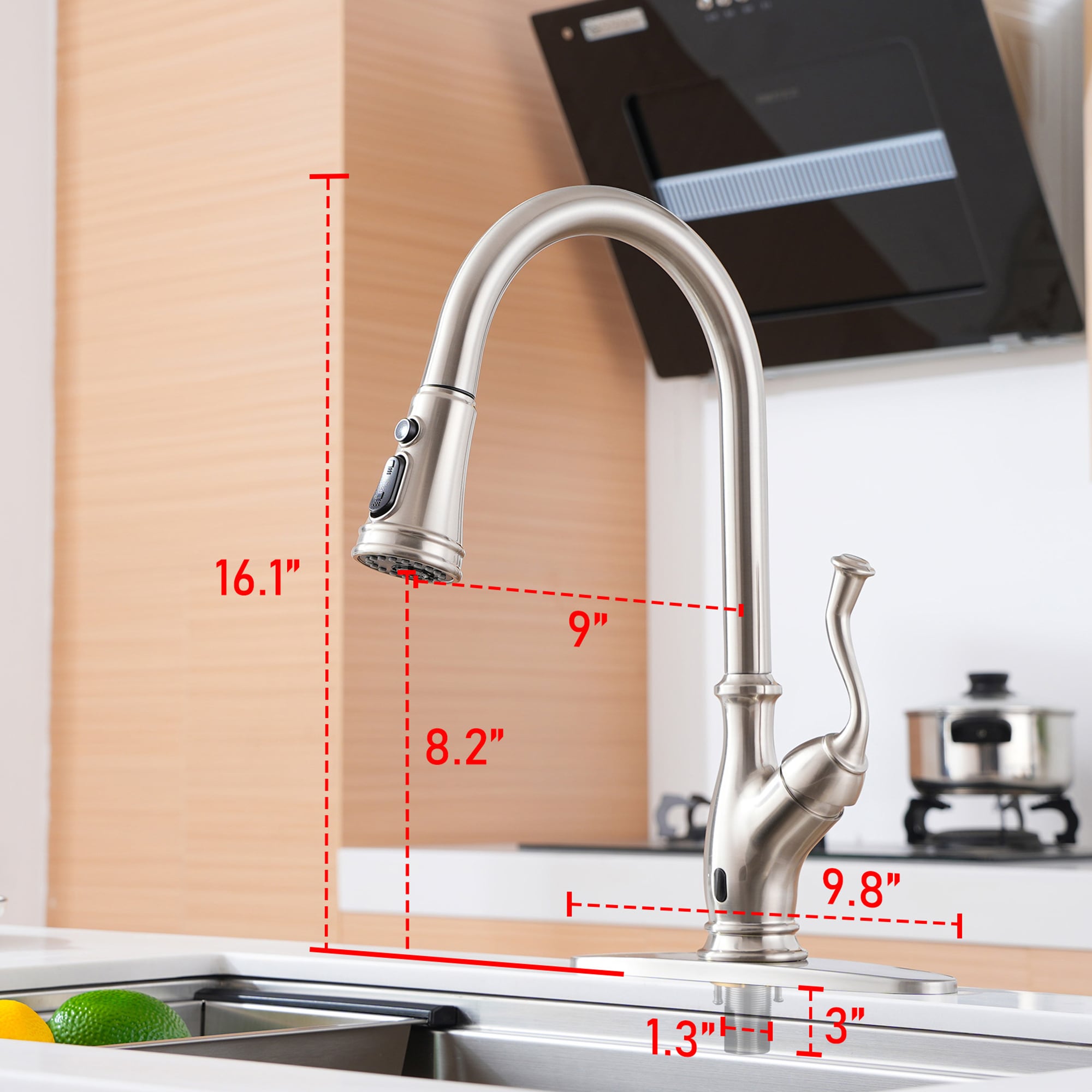 Clihome CL-MS0675-BN Kitchen-Faucets - View #2