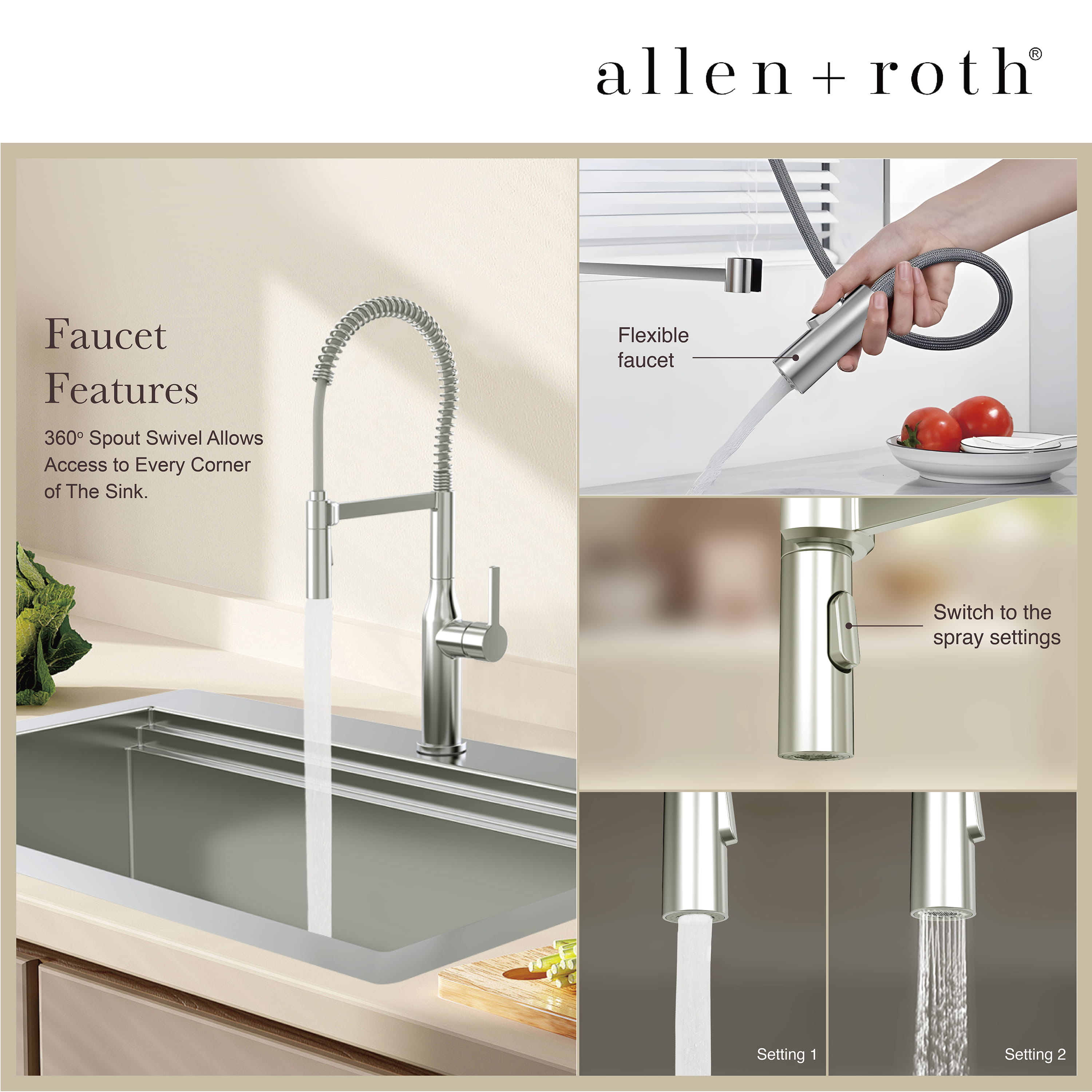 allen + roth FSD2Z3322C19-LF Kitchen-Sinks - View #10