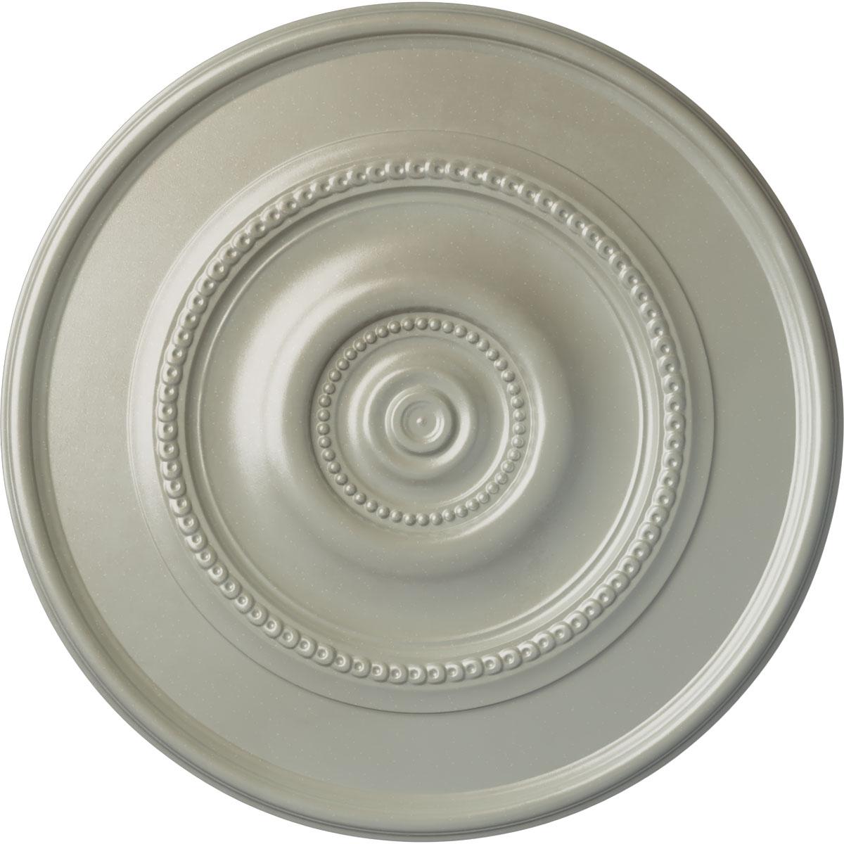 Ekena Millwork CM24REFCS Traditional Reece 24.375-in W x 24.375-in L Painted Flash Copper Polyurethane Whole Ceiling Medallion