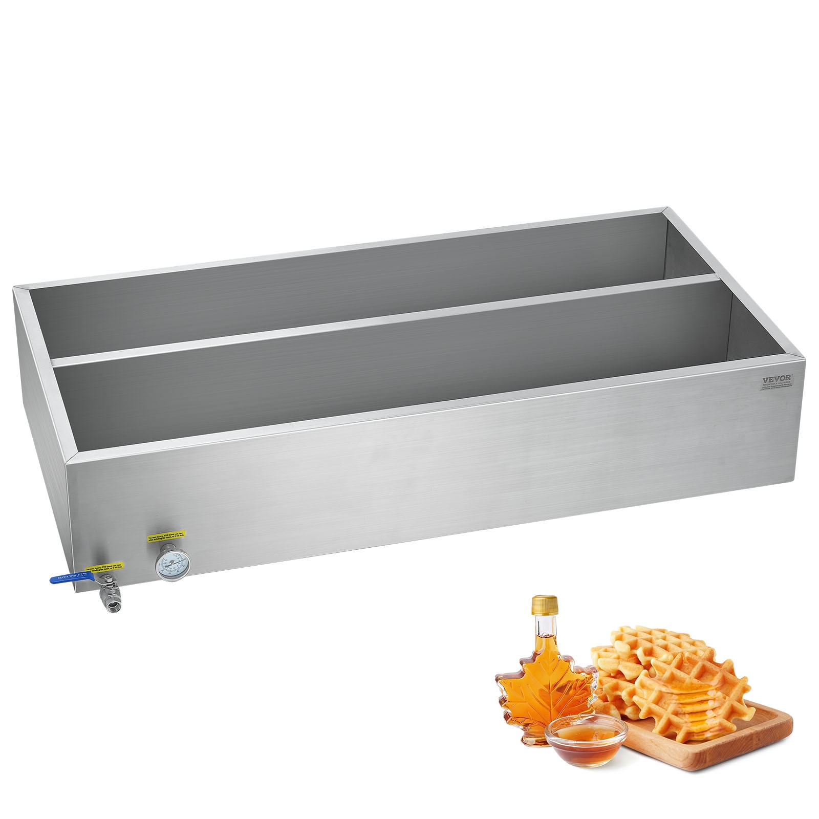 VEVOR ZFQ2X4GB000000001V0 47 Gal Sap Evaporator 24-Inches Stainless steel Cookware set
