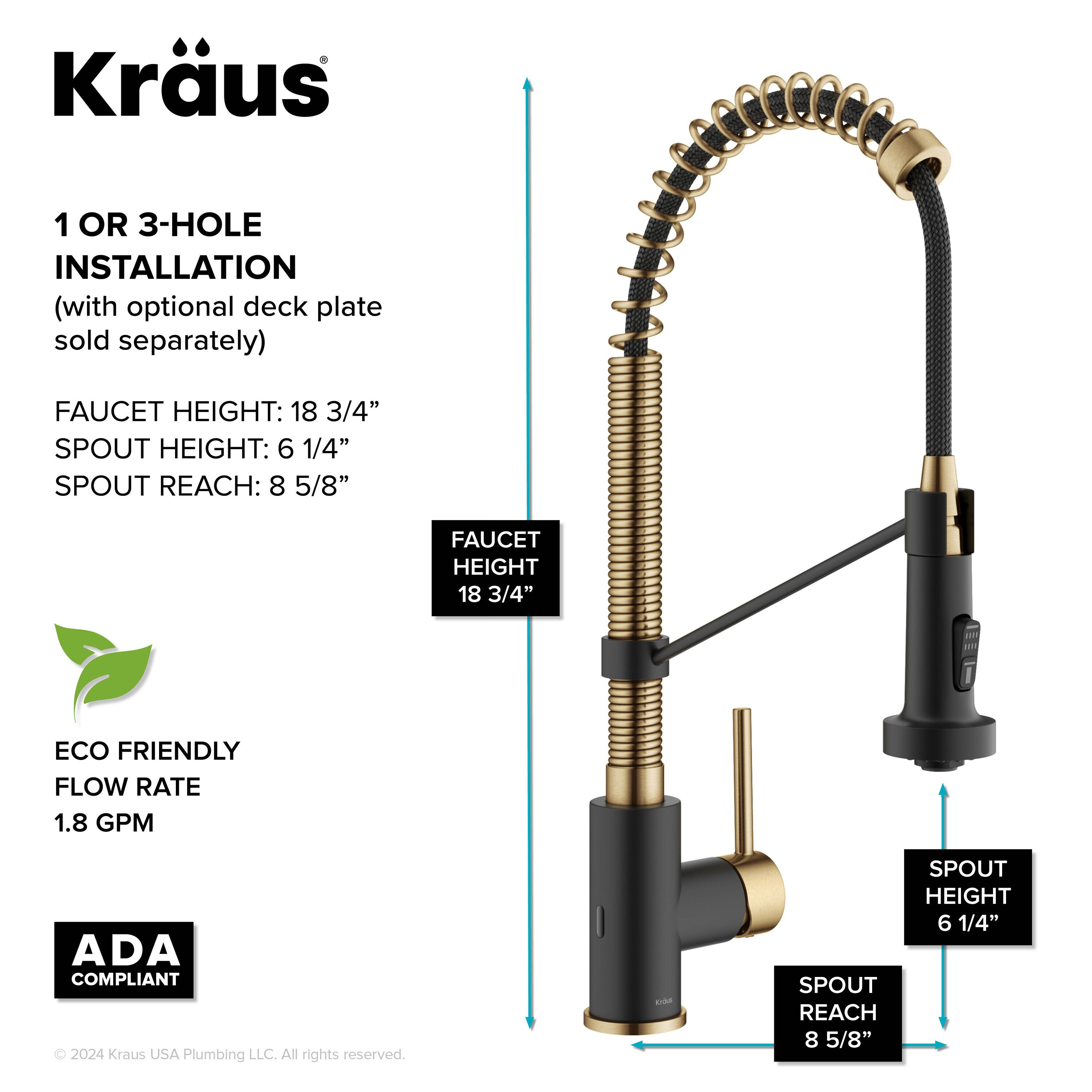 Kraus KSF-1610BBMB Kitchen-Faucets - View #5