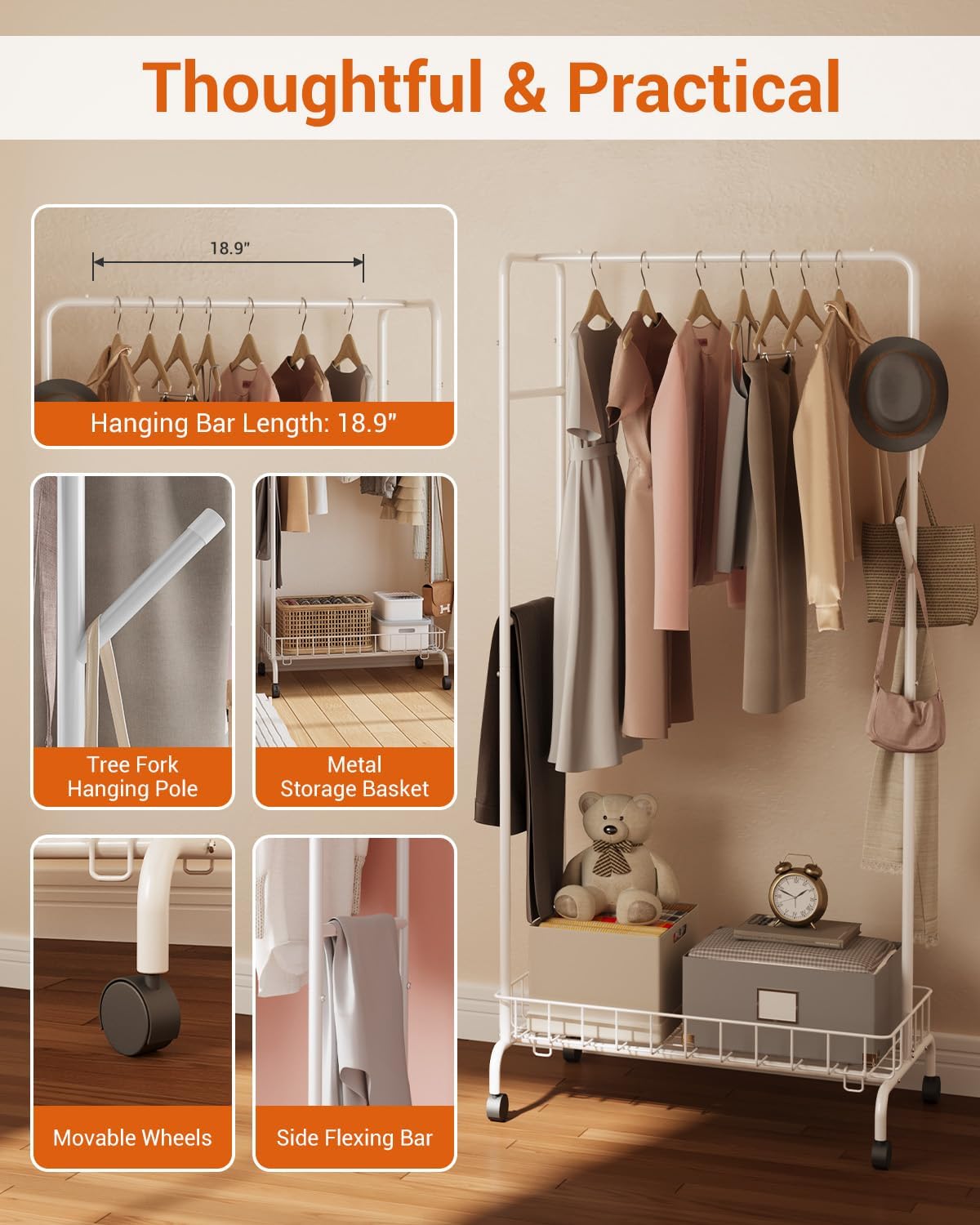 Garvee YYWPHO157UORBE Garment-Racks - View #5