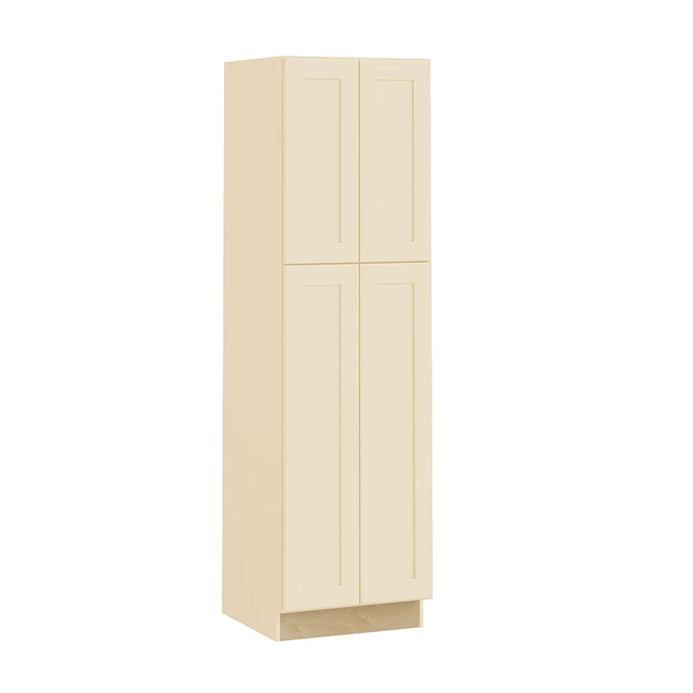 Norfolk Assembled 24 in. W x 90 in. H x 24 in. D Plywood Pantry Cabinet in Painted White