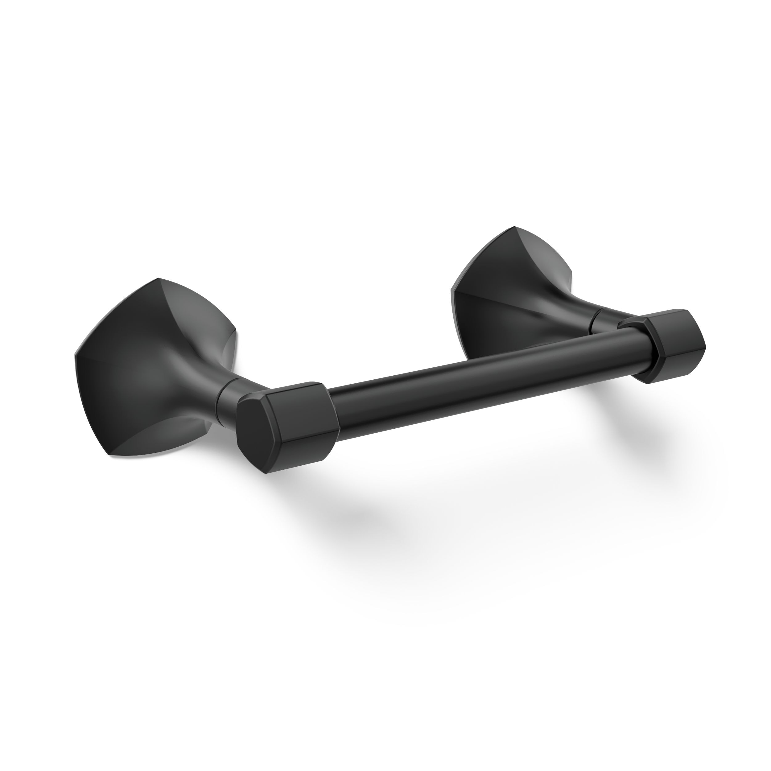 KOHLER Occasion Matte Black Recessed Pivot Toilet Paper Holder 1 -Rolls