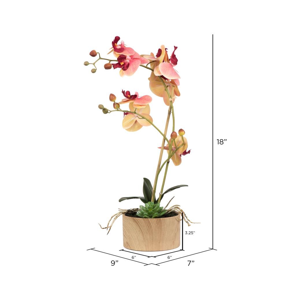 Vickerman 18-in Pink Indoor Artificial Orchid Artificial Flower at