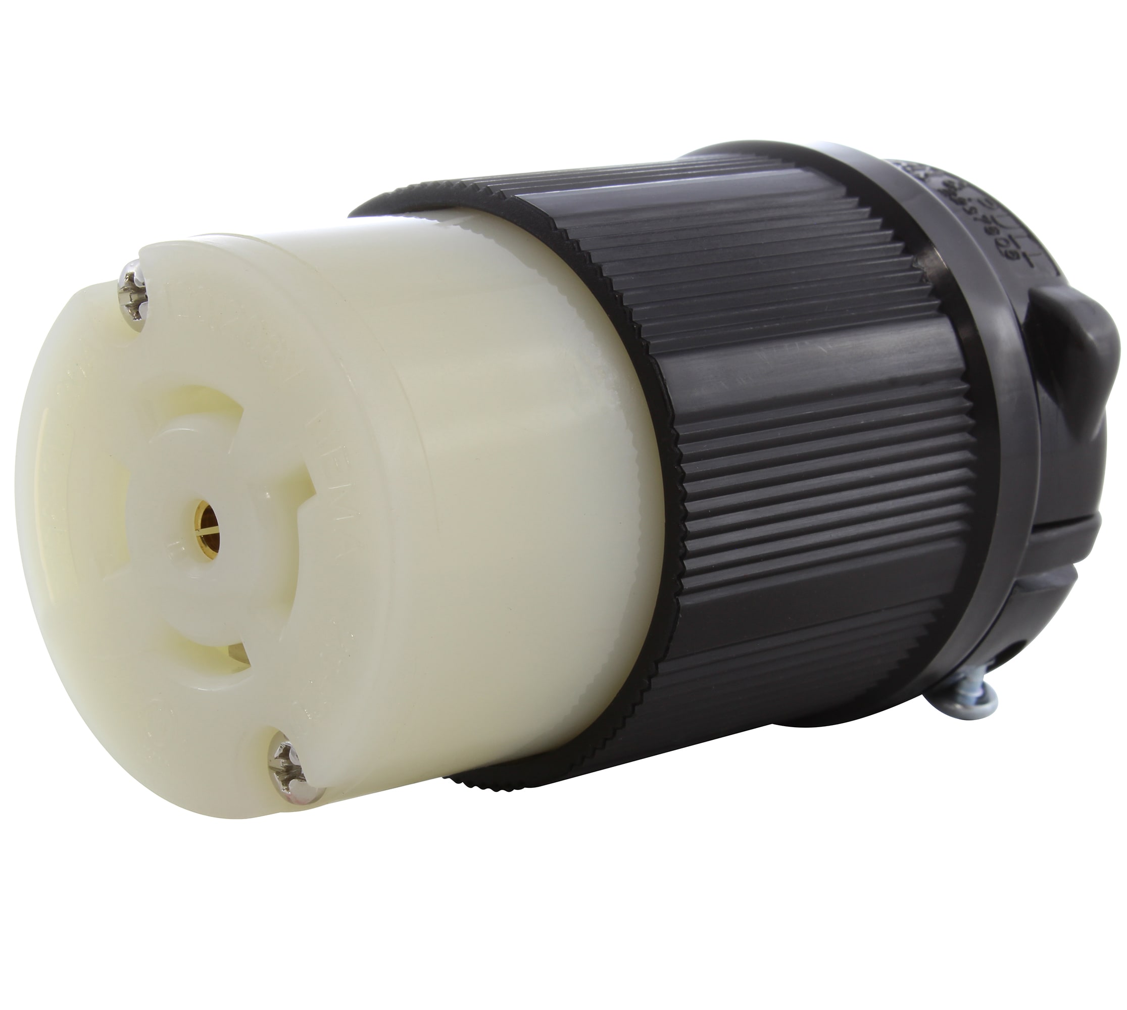 AC WORKS ASL2120R-BK AC Connectors 20-Amp 120/208-Volt NEMA L21-20r 5-wire Grounding Heavy-duty Locking Connector, Black