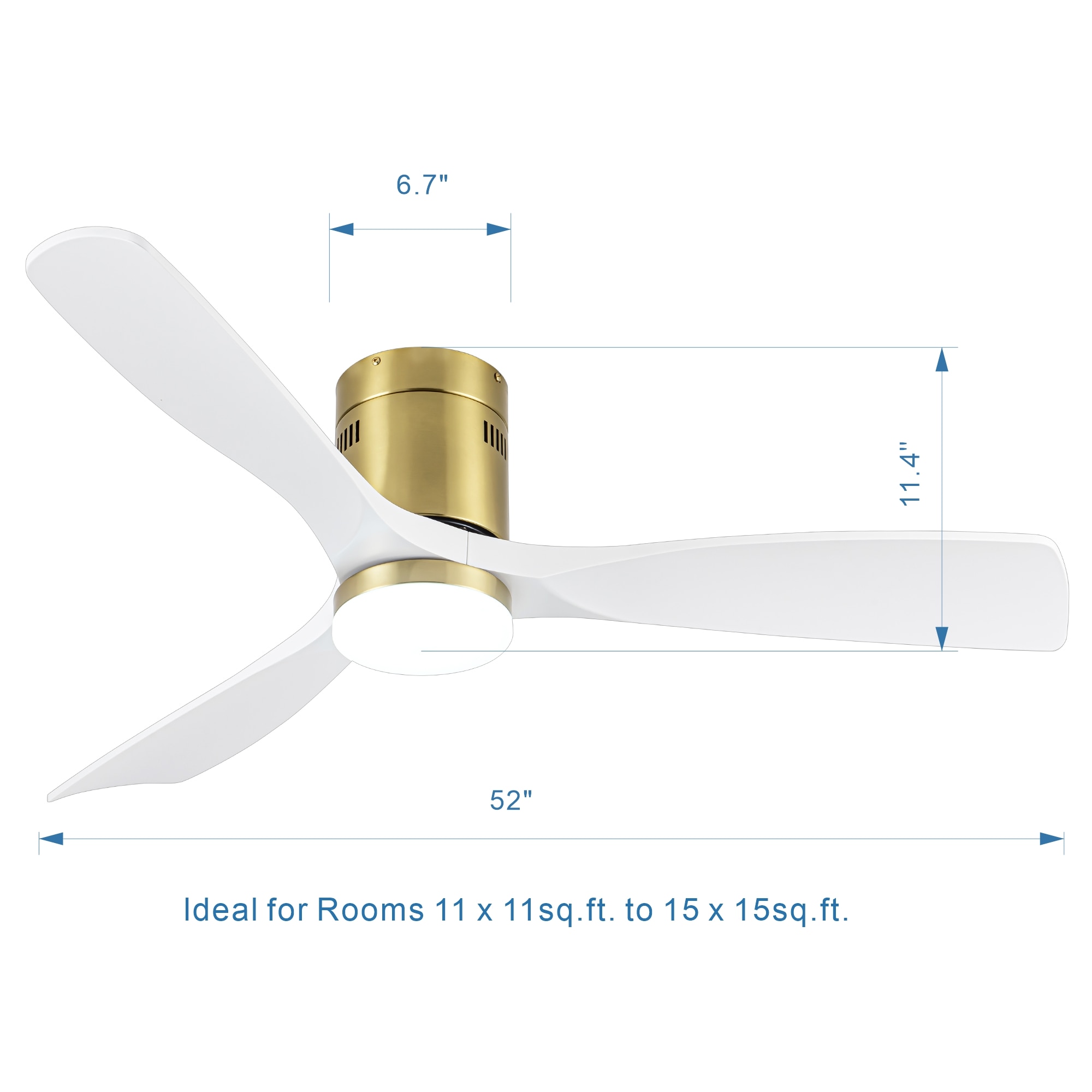 Breezary 30004-WH Ceiling-Fans - View #12
