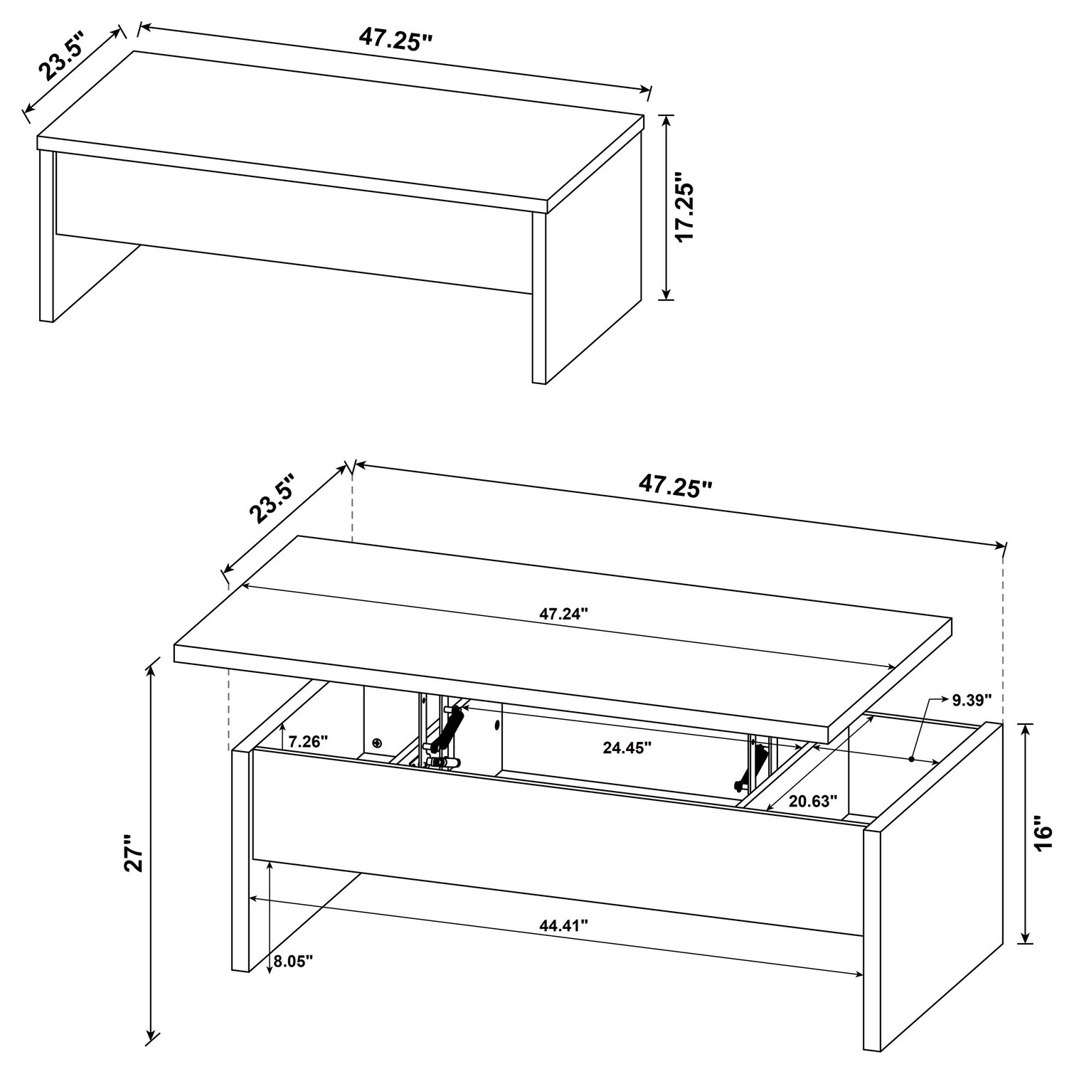 FlowLuxe JXMV1IUWE9HS Coffee-Tables - View #3