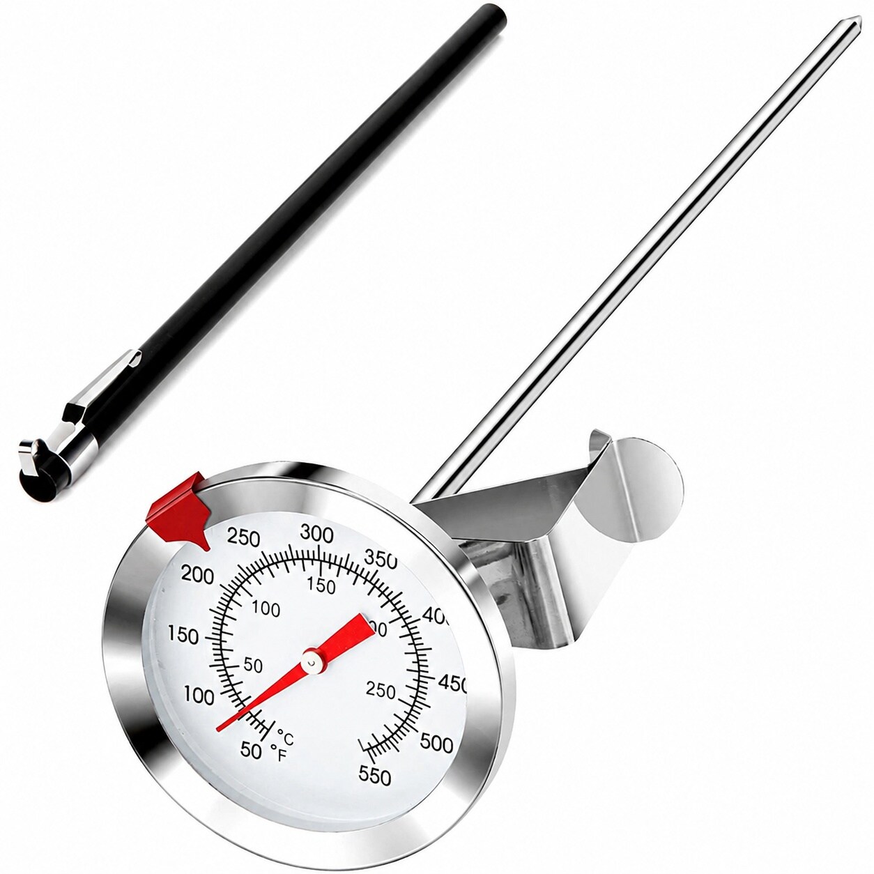 Aoibox  Instant Read Dial Meat and Candy Thermometer Deep Fry for Grill Kitchen Frying and Baking for Outdoor Use