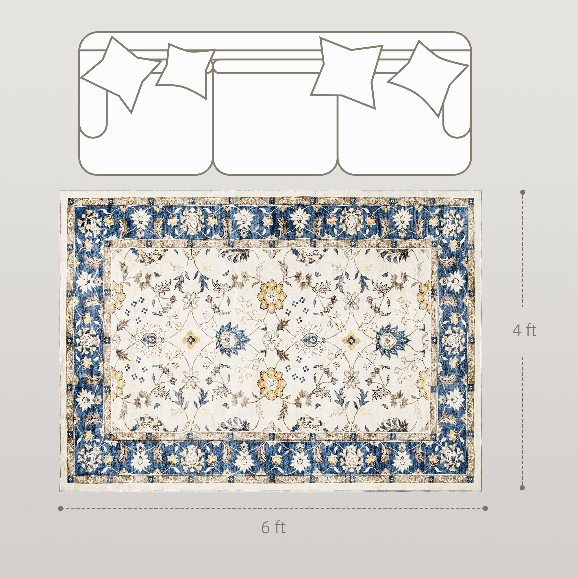 LUXEYARD DS-M-BAC06633 Carpet-Panel - View #5