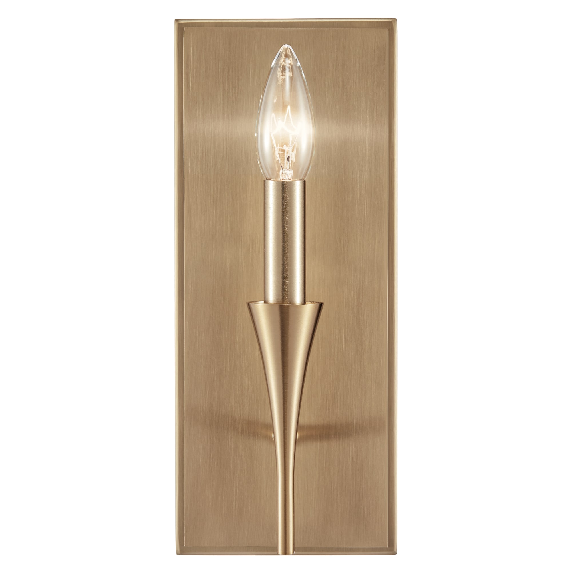 Champagne Bronze Modern Dimmable Wall Sconce