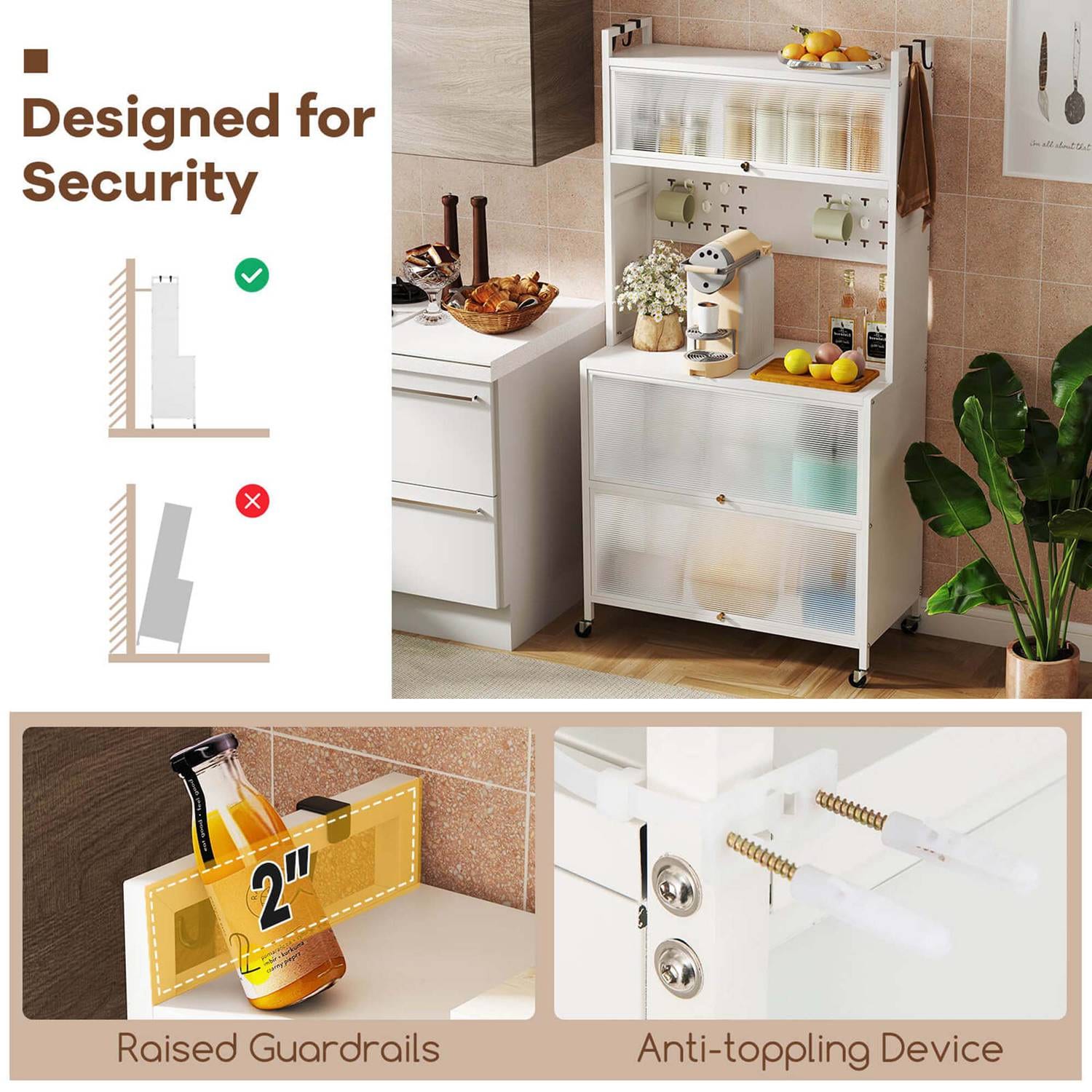 Costway CSHY003876 Dining-Kitchen-Storarge - View #7